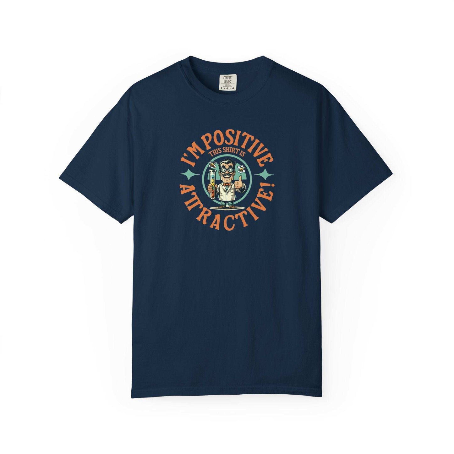 Comfort Colors 1717 I am positive t-shirt in soft-washed 100% cotton with relaxed fit and durable stitching