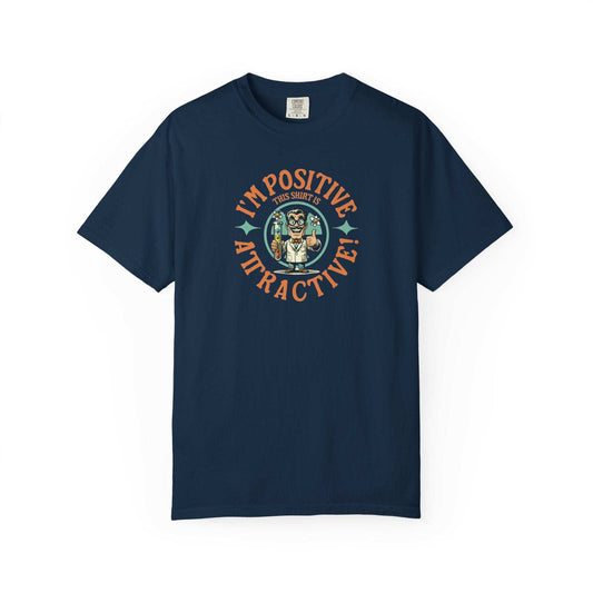 Comfort Colors 1717 I am positive t-shirt in soft-washed 100% cotton with relaxed fit and durable stitching