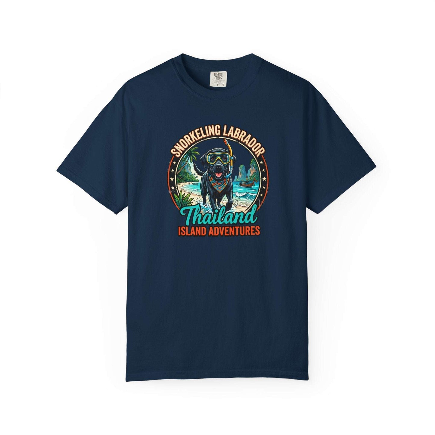 Labrador Holidays in Thailand Fun Tee for Dogs Lovers