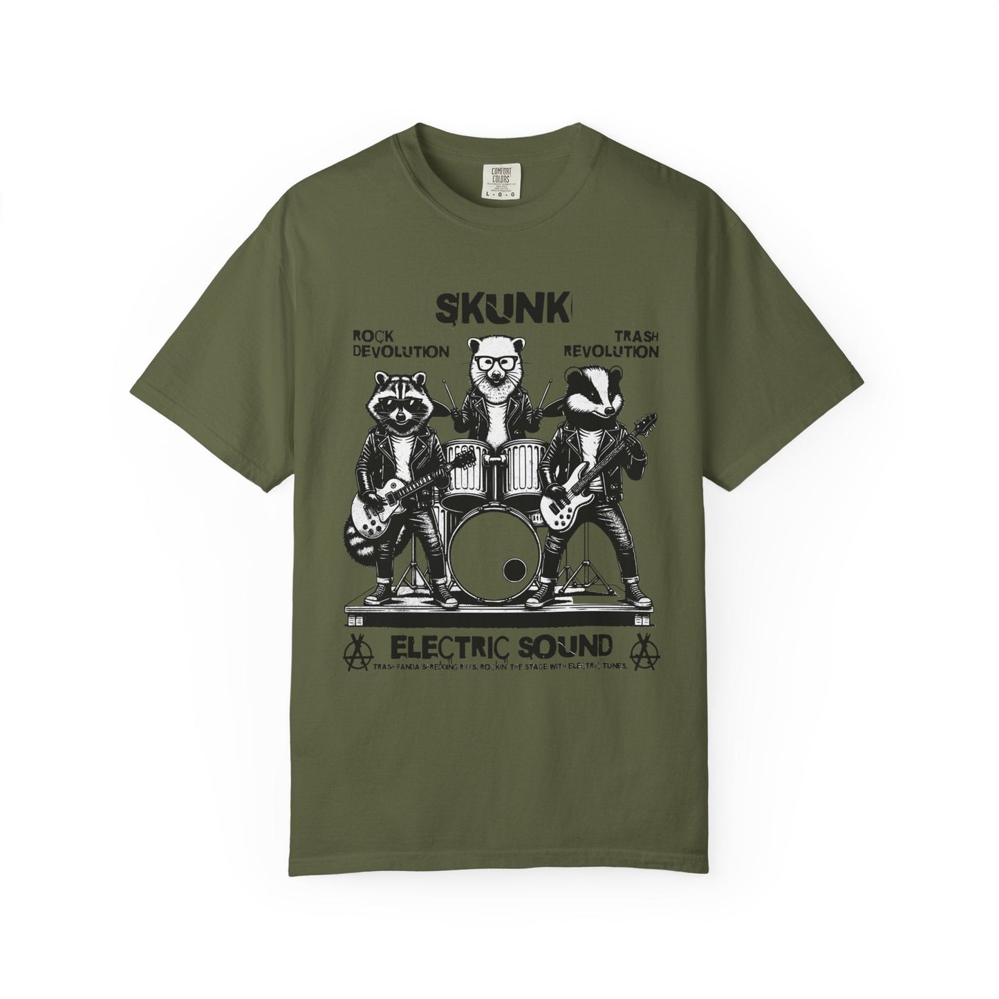 Vintage Skunk band t-shirt for rock music and cartoon fans