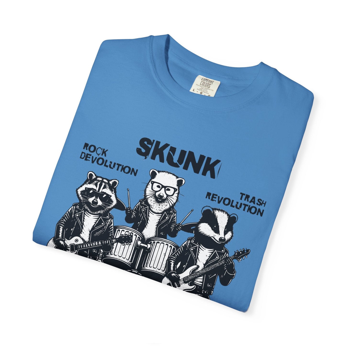 Vintage Skunk band t-shirt for rock music and cartoon fans