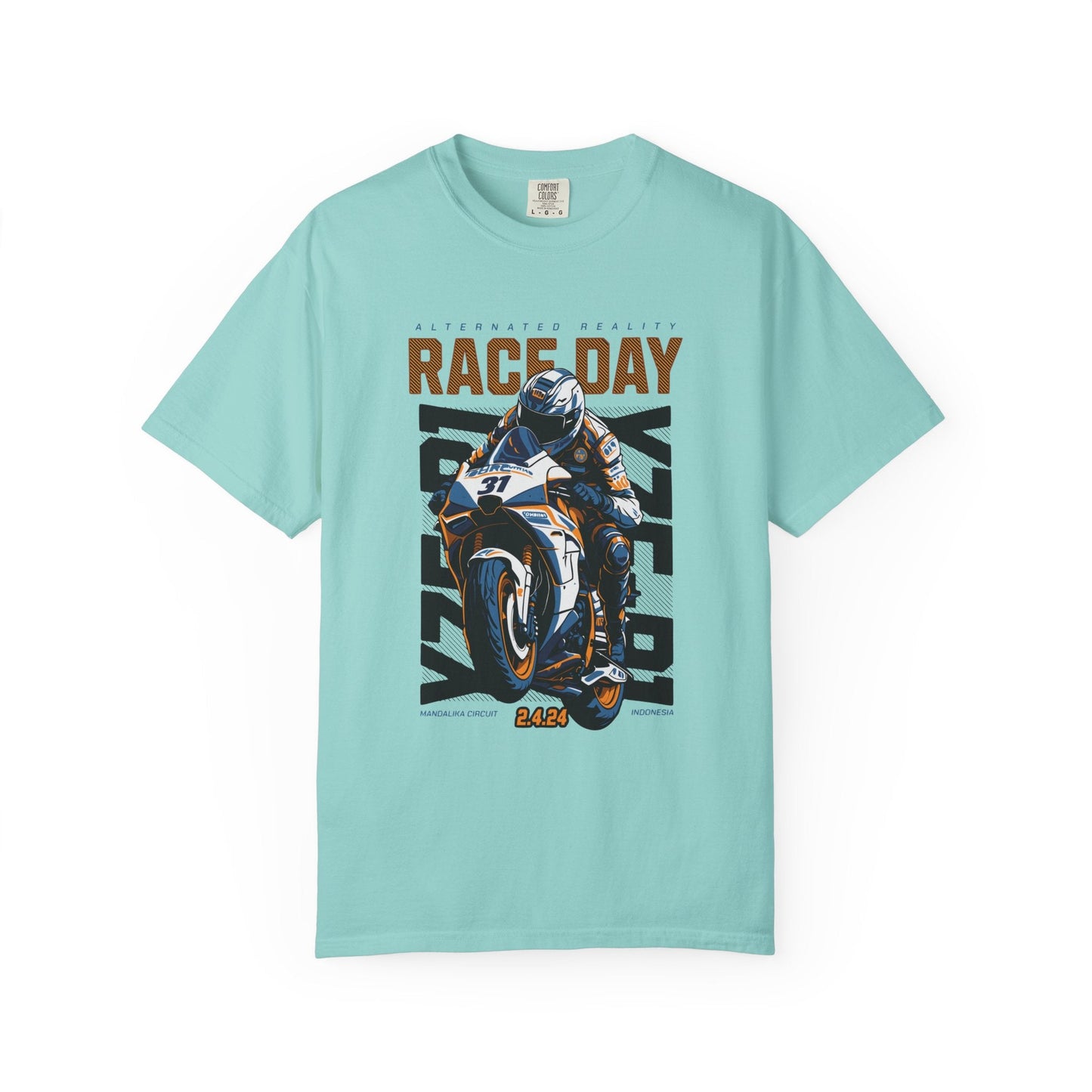 Motorcycle race t-shirt - Graphic design apparel, unisex