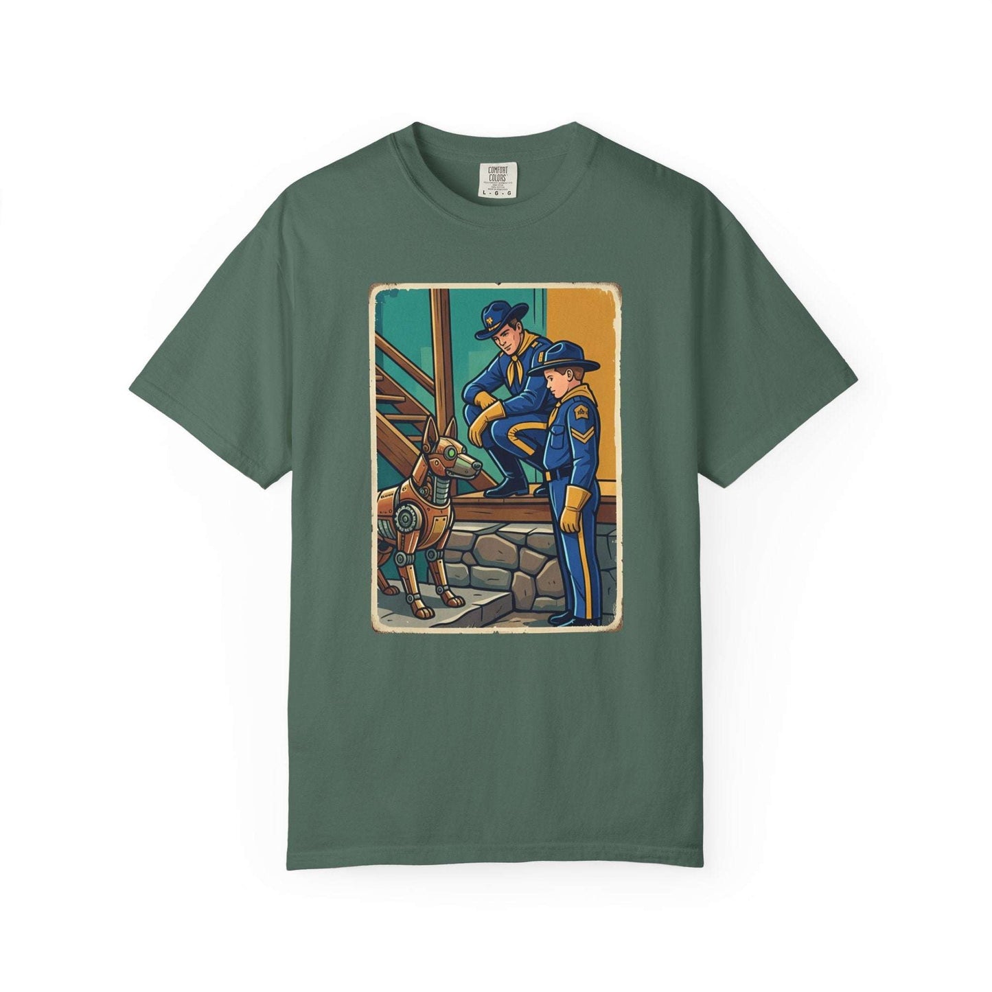 Clang Tintin Robot Dog T-Shirt for Classic TV lovers