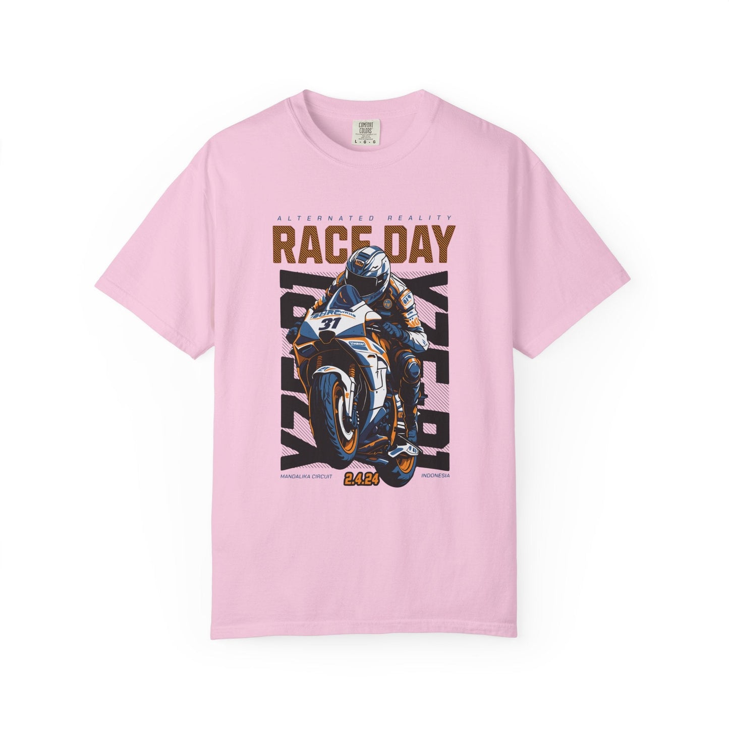 Motorcycle race t-shirt - Graphic design apparel, unisex