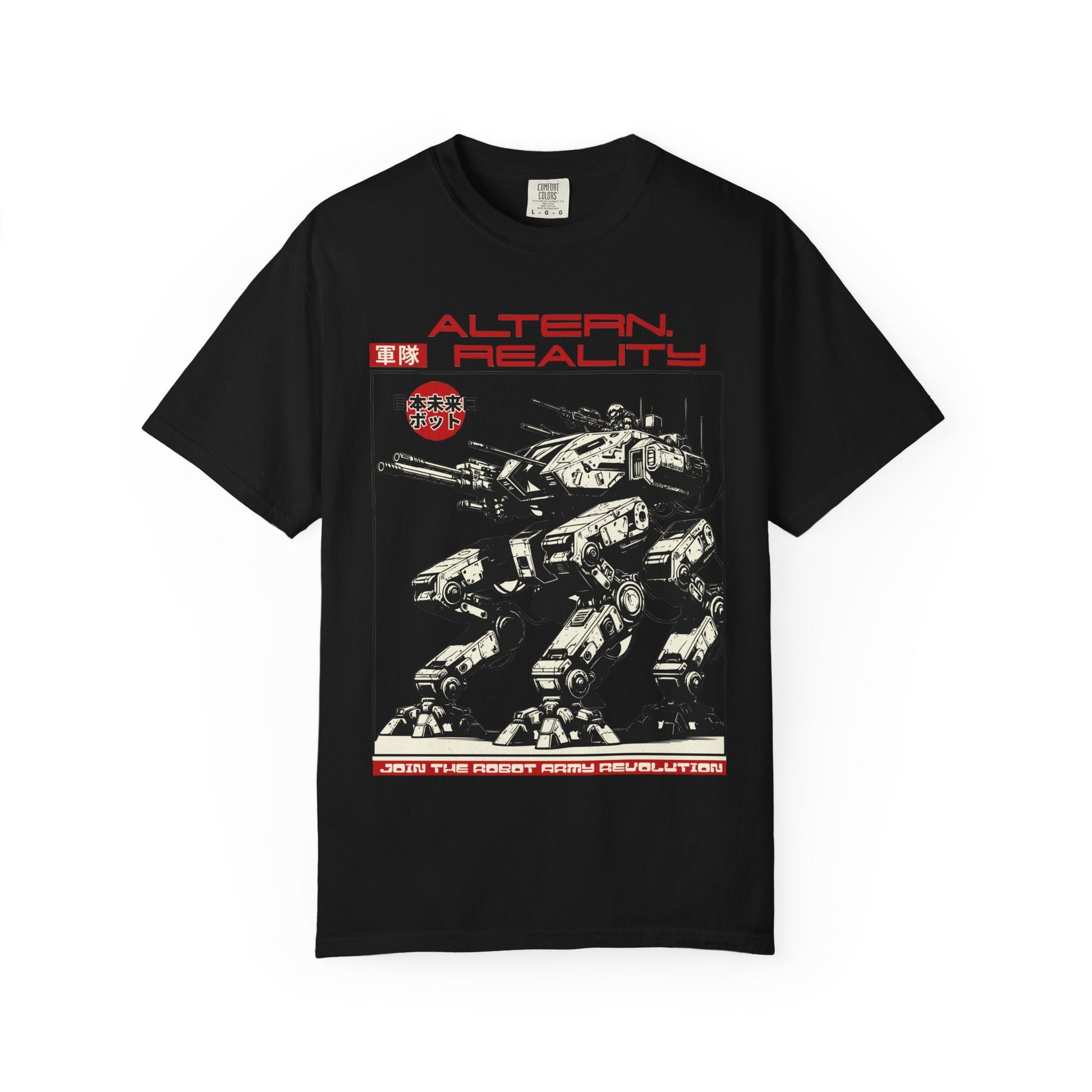 Futuristic Mech revolution tee - Style for sci-fi fans