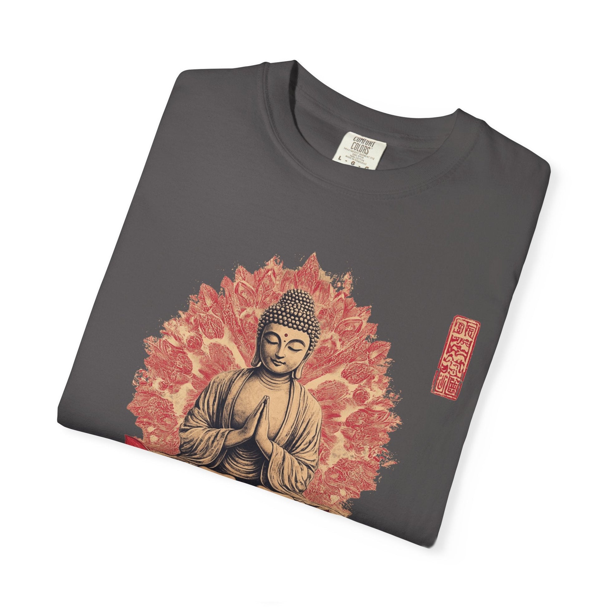 Meditation lotus t-shirt - Peaceful spiritual wear - 100% Cotton