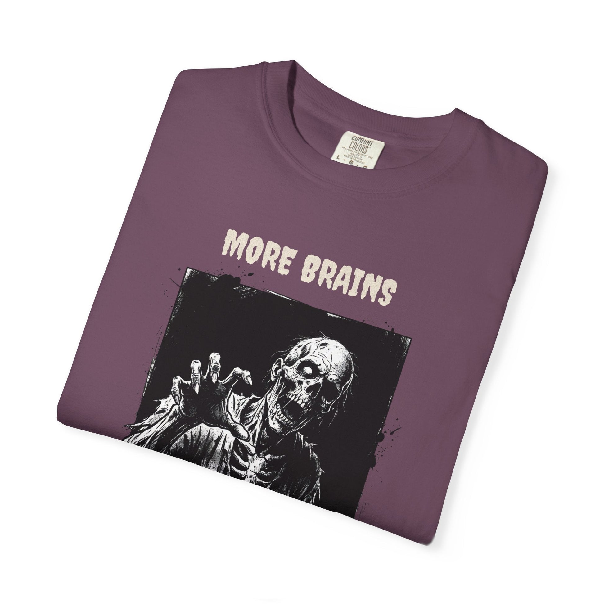 More Brains Zombie Skull T-Shirt 
