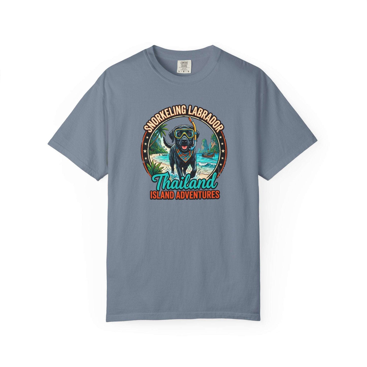 Labrador Holidays in Thailand Fun Tee for Dogs Lovers