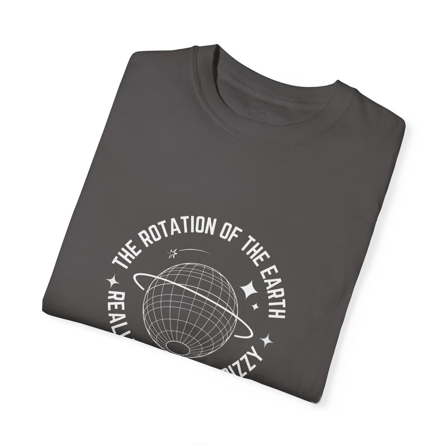 Touristic figure t-shirt | trendy & unique globe design earth rotation
