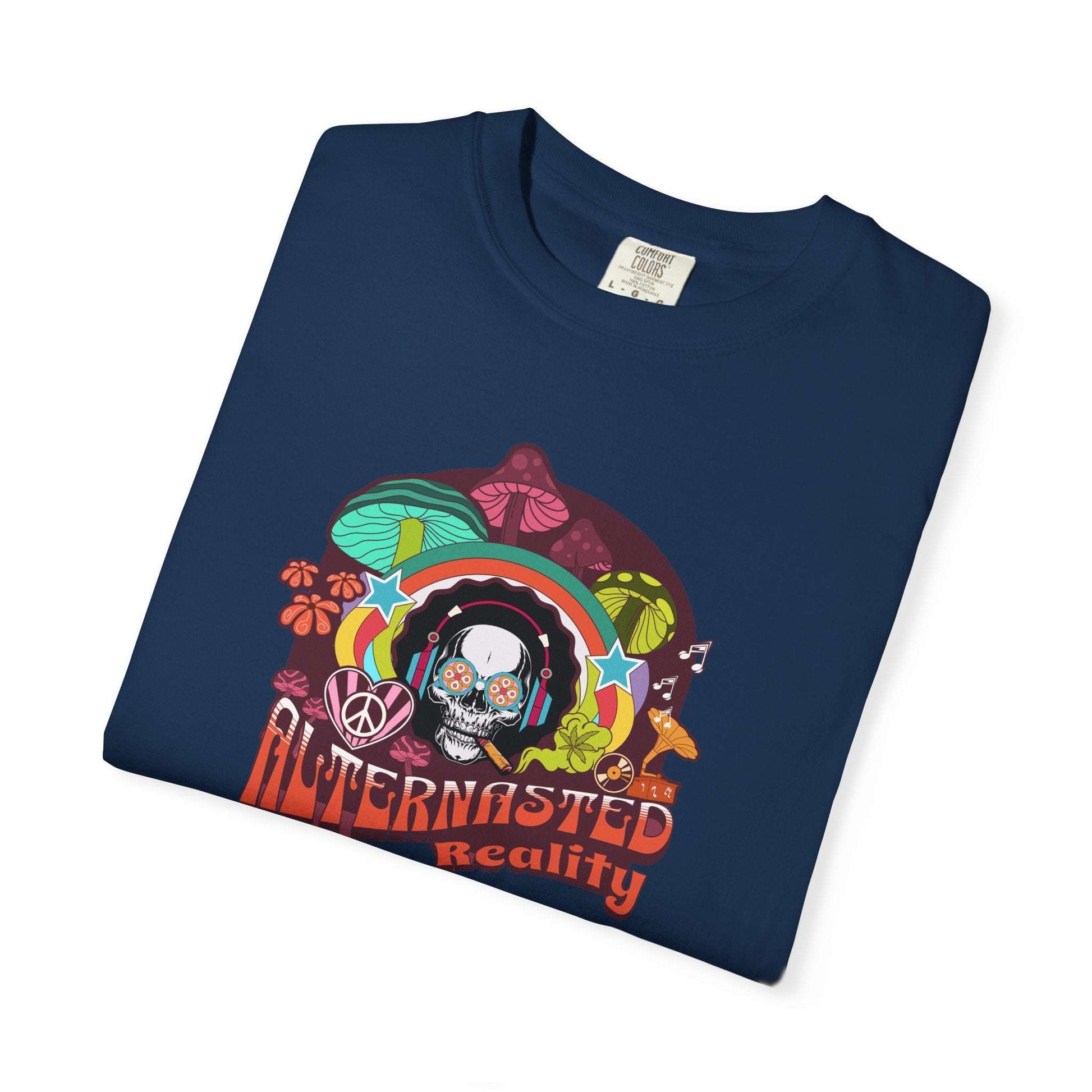 Party skull psychedelic tee