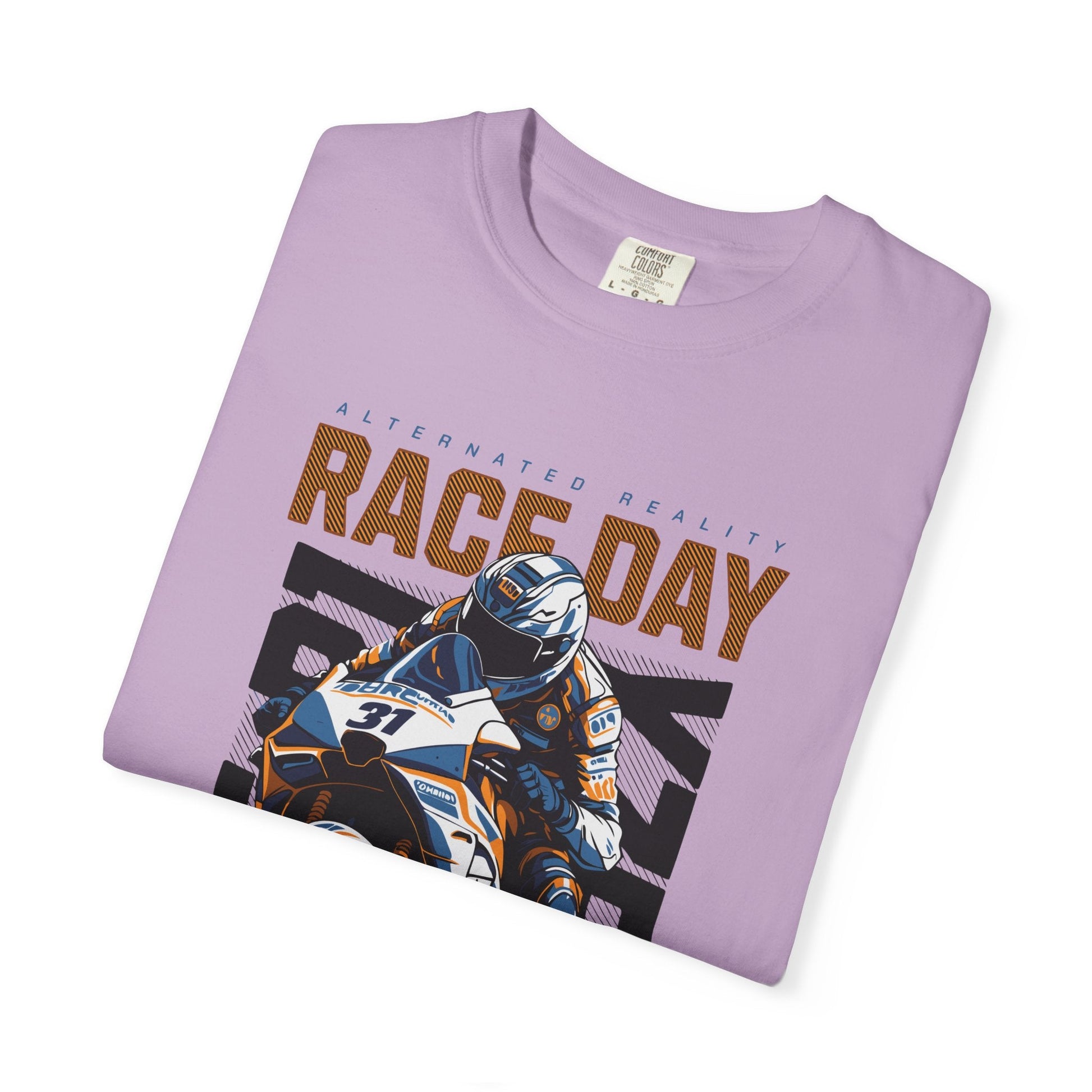 Motorcycle race t-shirt - Graphic design apparel, unisex