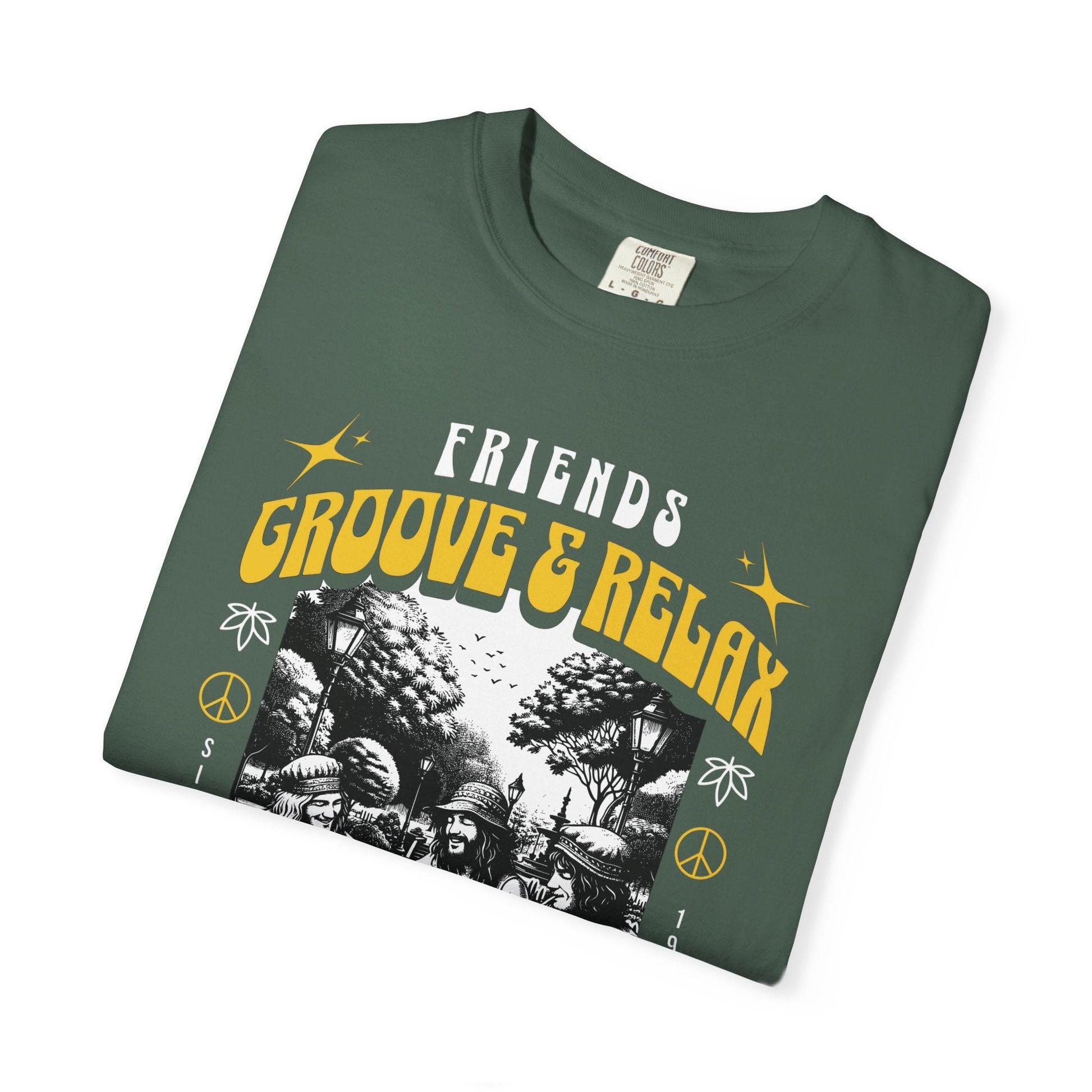 Hippies and Friends Vintage Groove T-Shirt - Relaxed Style & Comfort