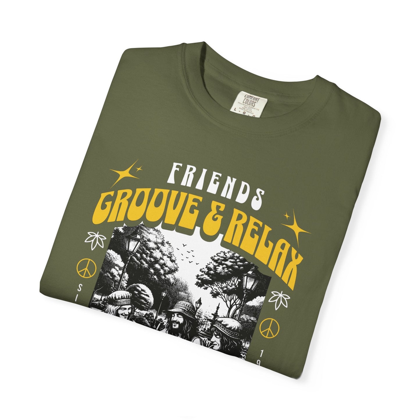 Hippies and Friends Vintage Groove T-Shirt - Relaxed Style & Comfort