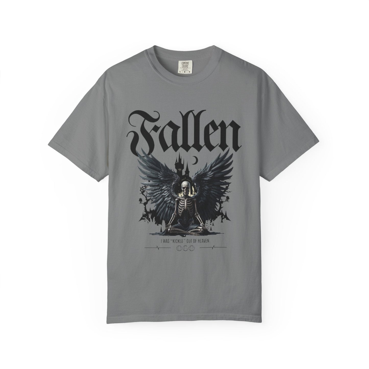 Fallen angel gothic t-shirt - Dark & Mystical Style - Rock attitude