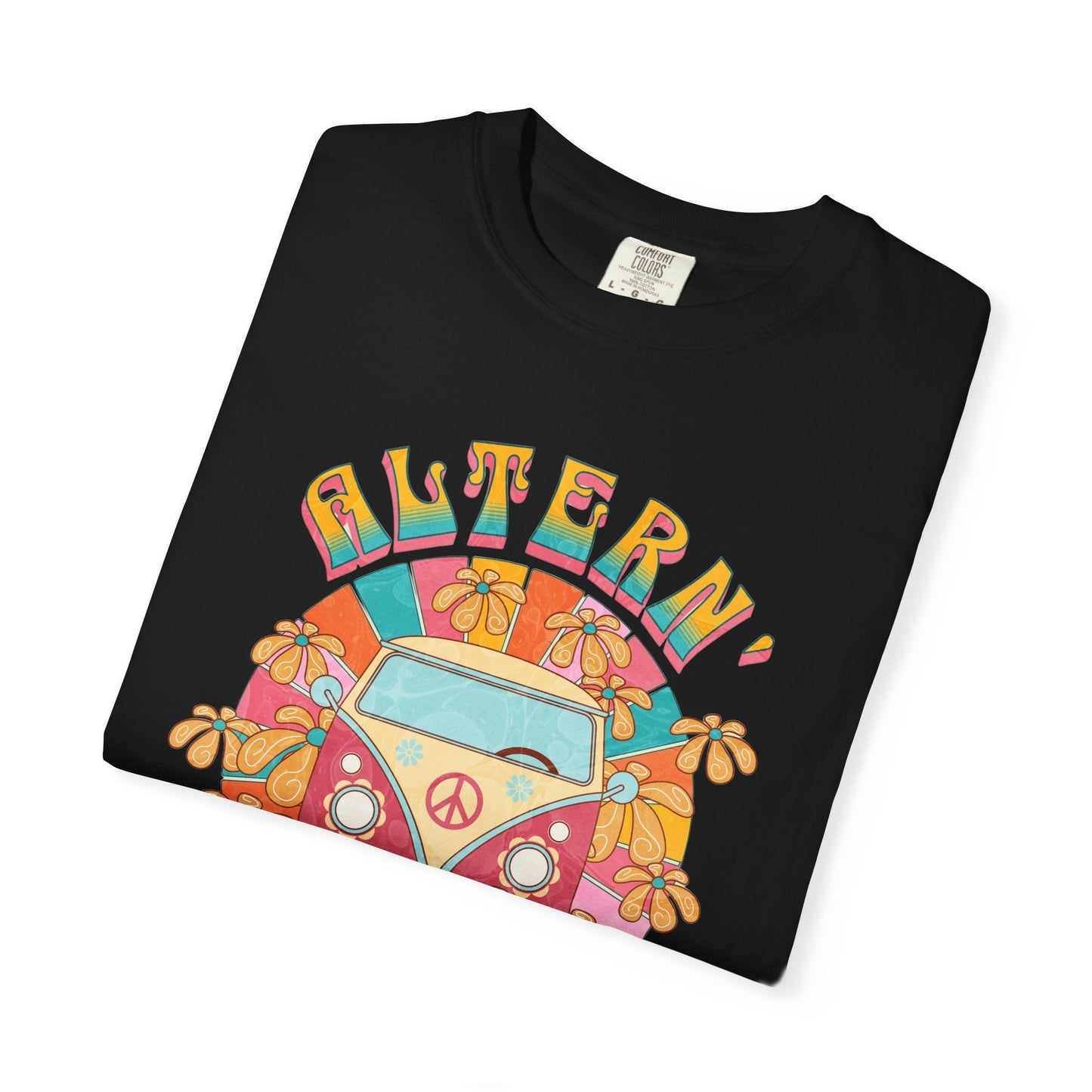 Vintage camper cool t-shirt with retro 60s-70s graphic - Hippie vibe