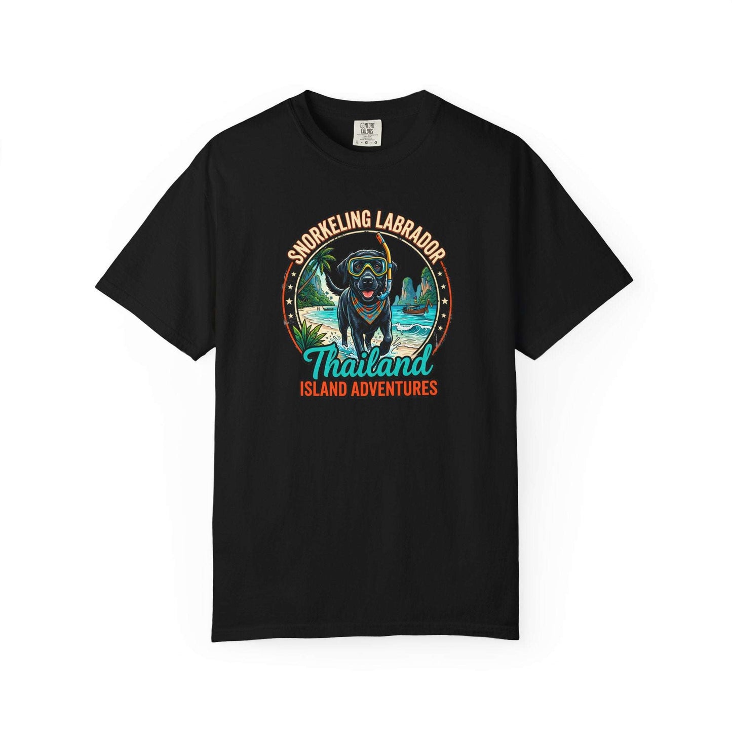 Labrador Holidays in Thailand Fun Tee for Dogs Lovers