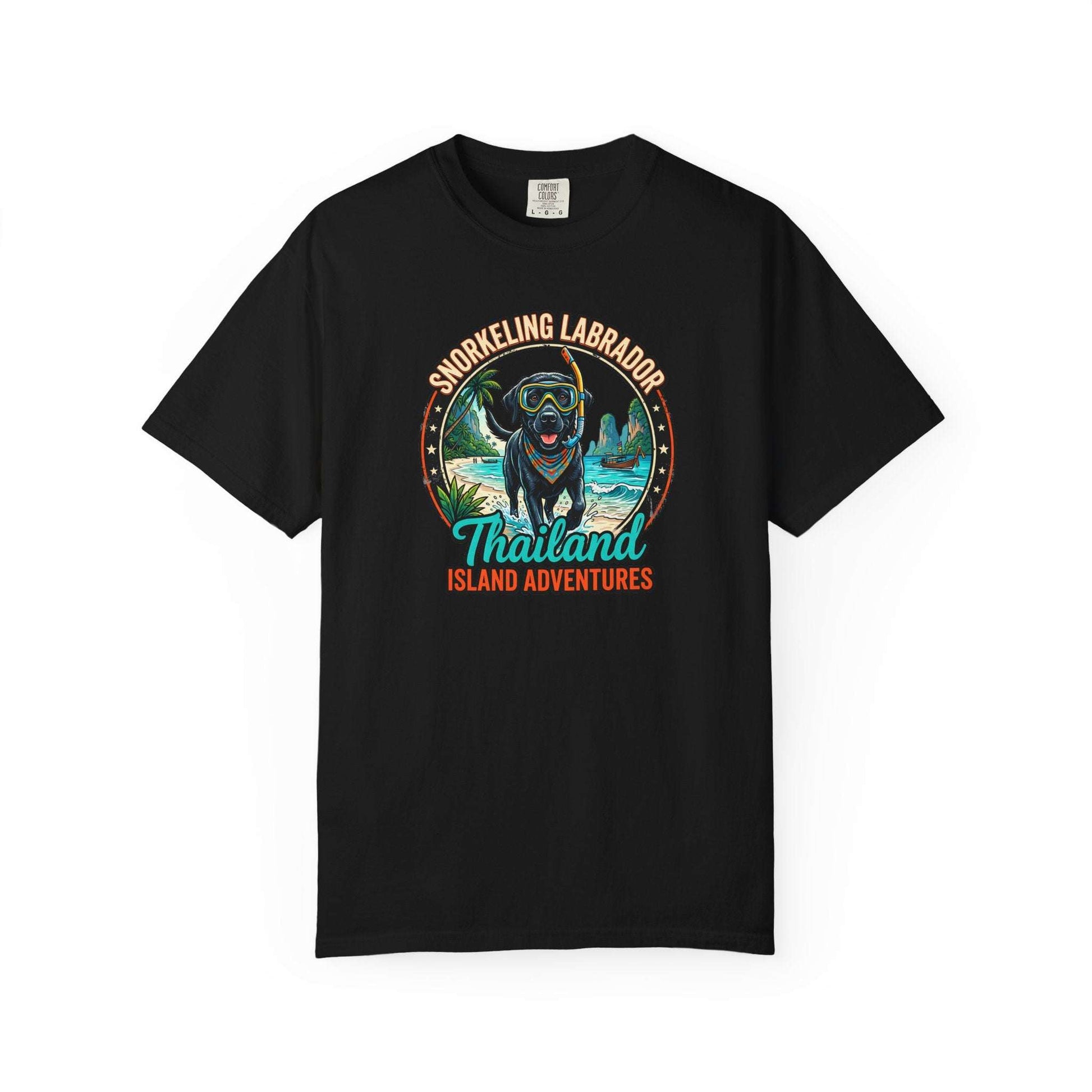 Labrador Holidays in Thailand Fun Tee for Dogs Lovers