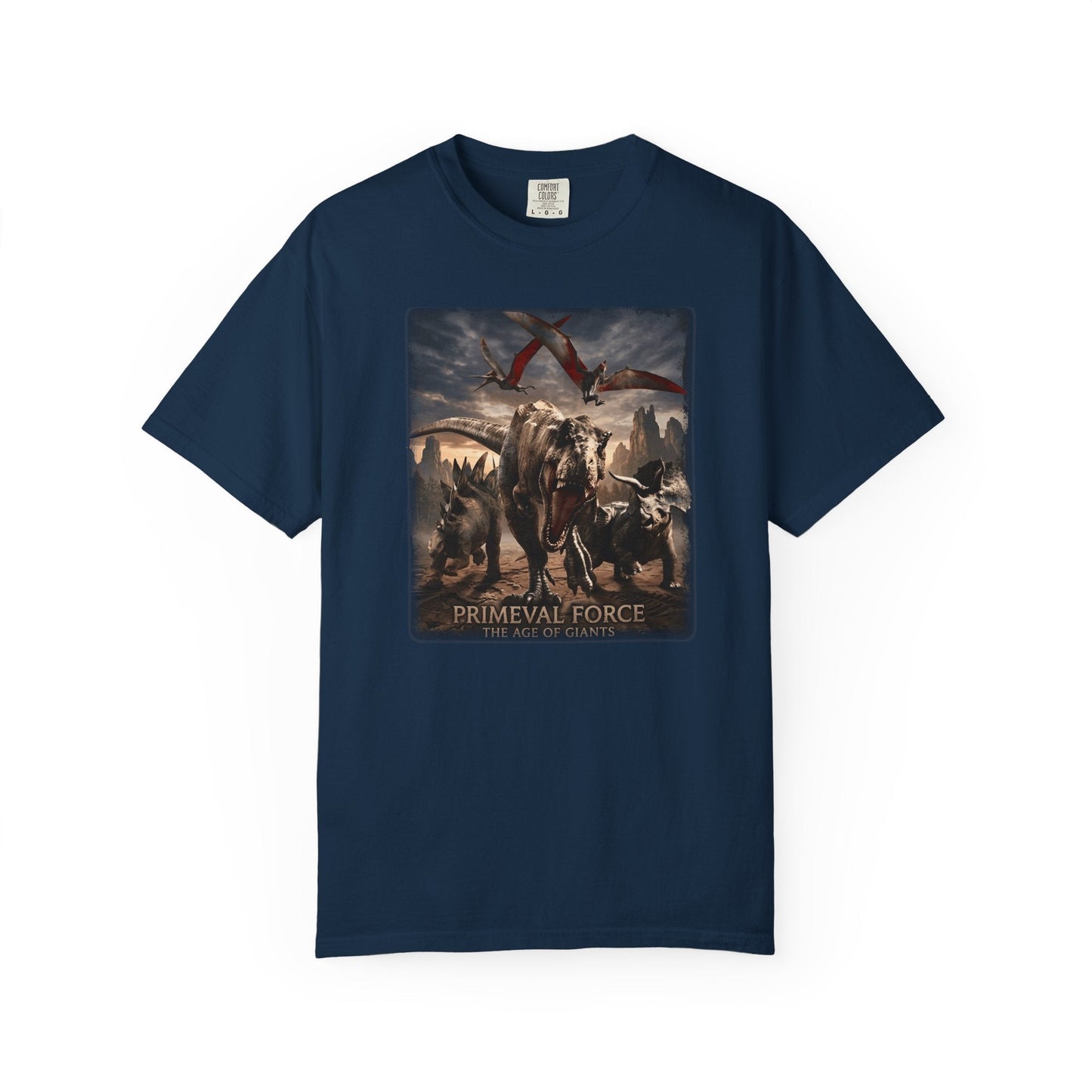 Primal Force T-Shirt with bold prehistoric animal design