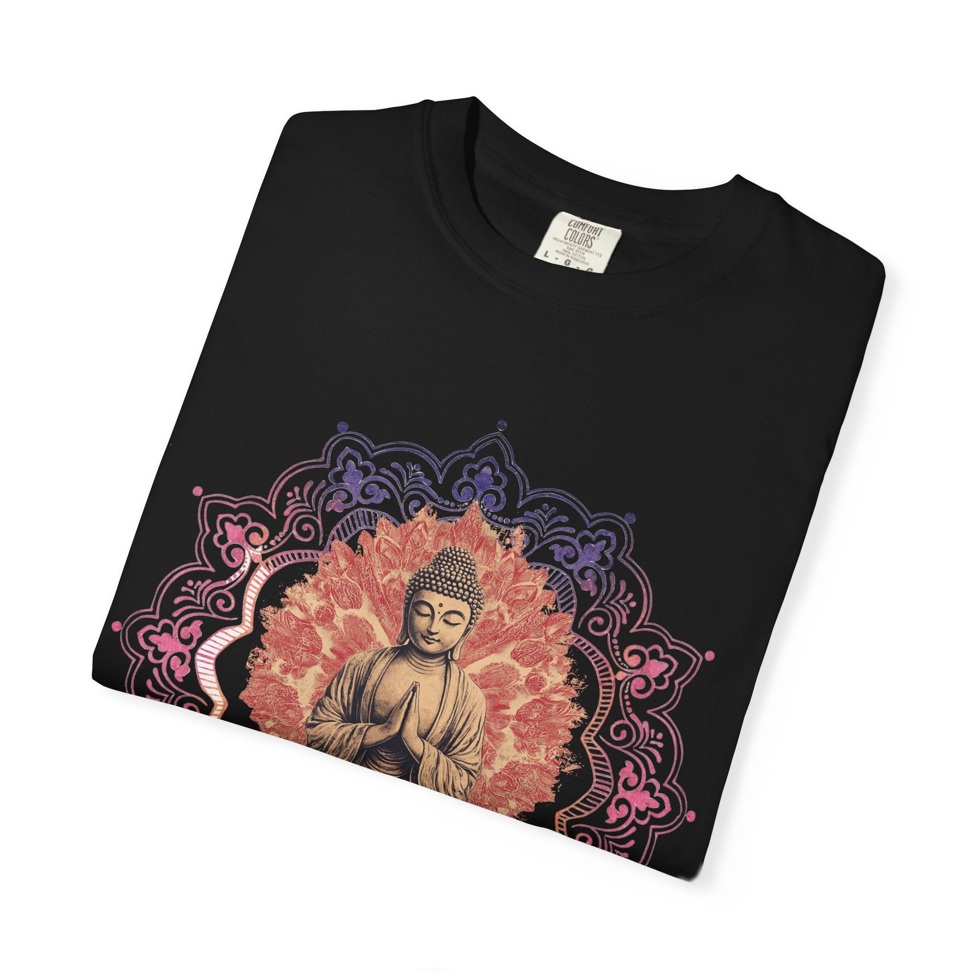 Lotus meditation t-shirt for peaceful and stylish wear