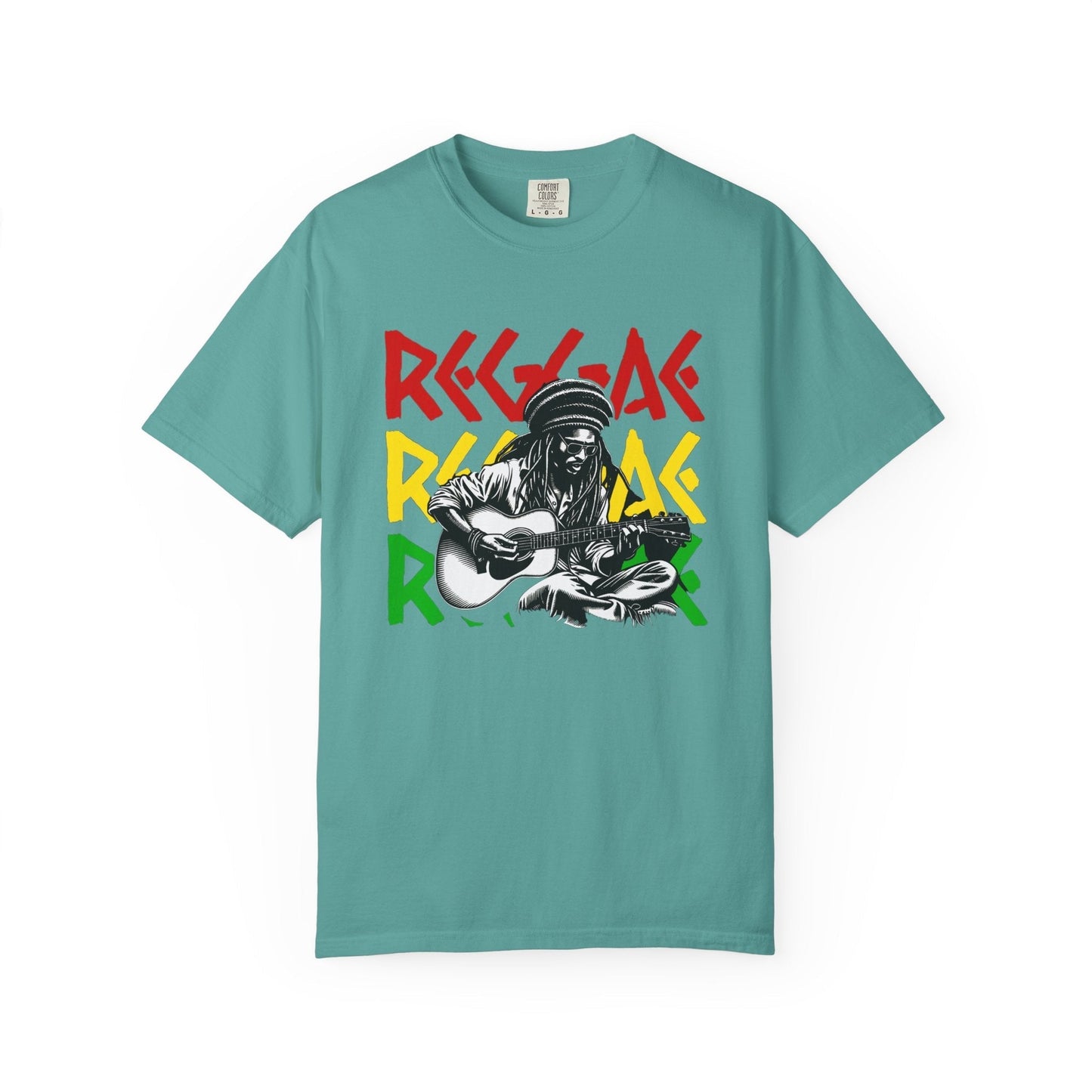 Rasta reggae t-shirt - Vibrant music lover's casual cotton  cool tee 