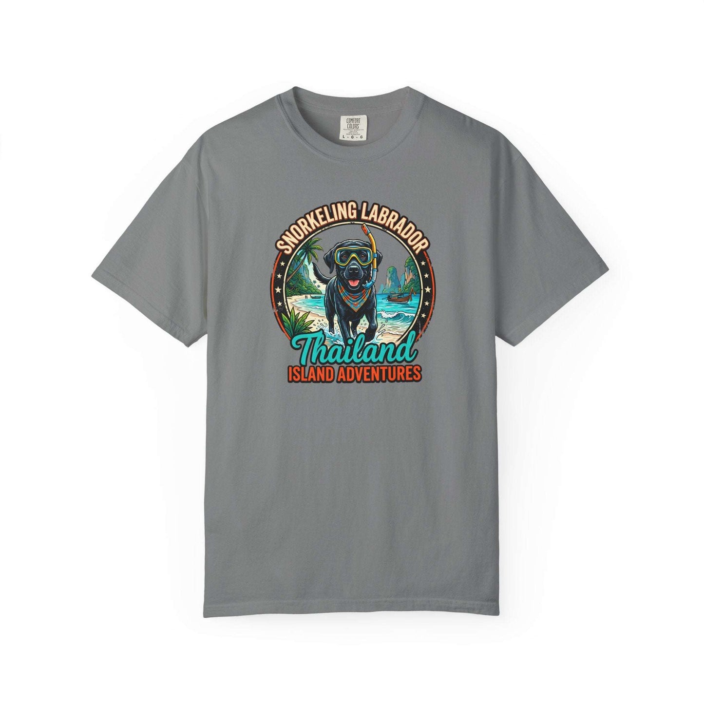Labrador Holidays in Thailand Fun Tee for Dogs Lovers