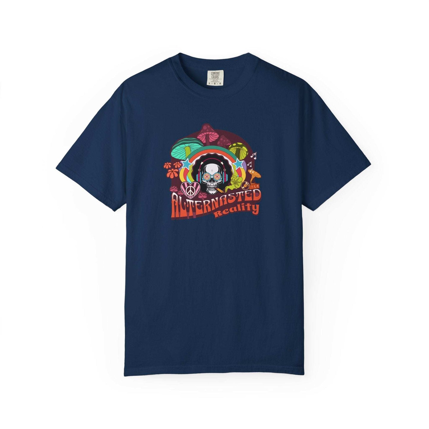 Party skull psychedelic tee