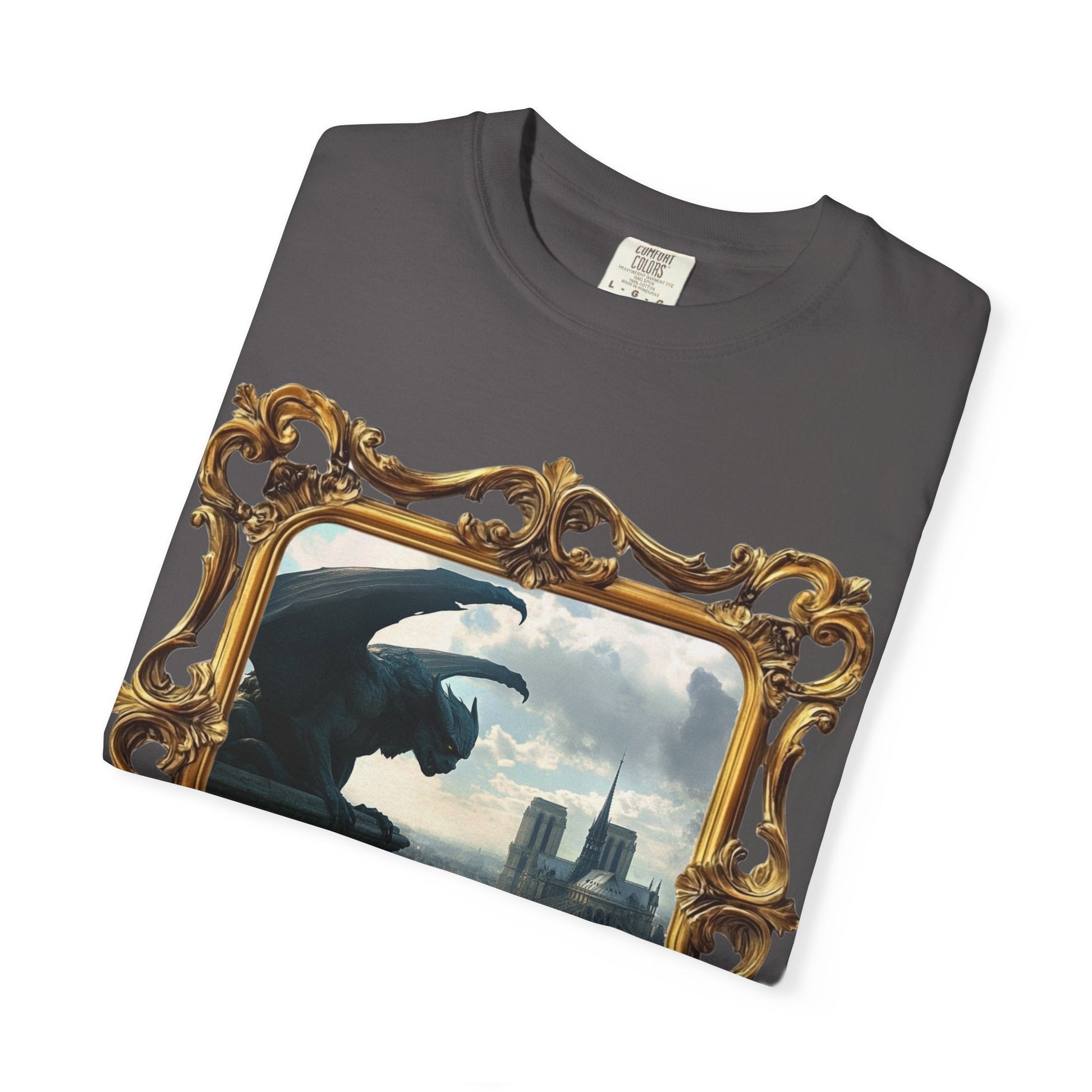 Paris mysteries gothic t-Shirt - Unique gargoyle design