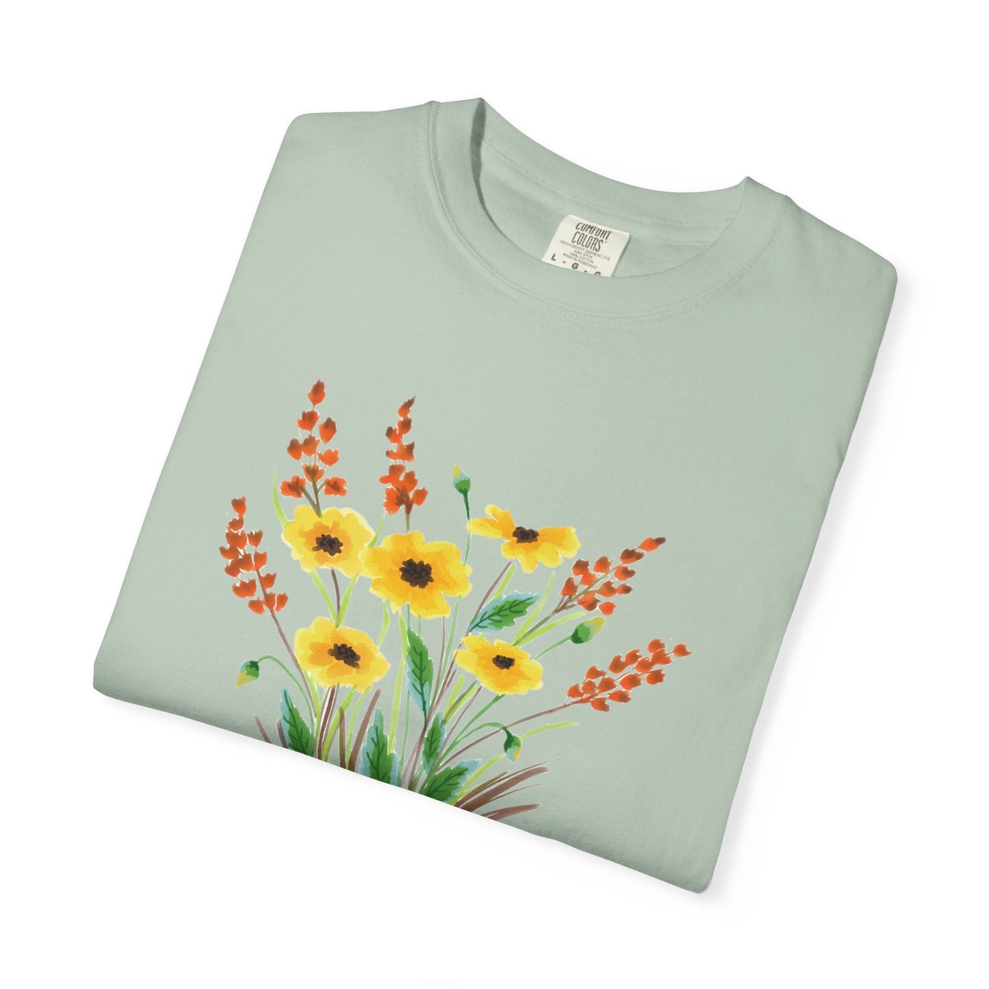 Nature love t-shirt with floral design – Eco-friendly fashion