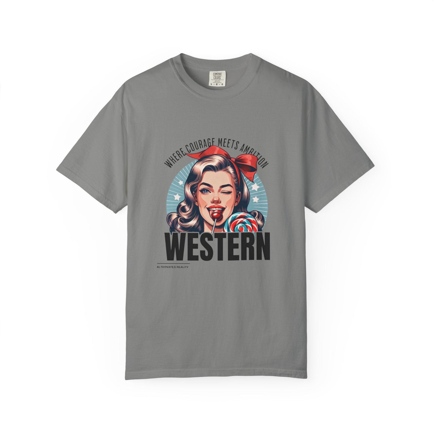 Vintage western adventure t-shirt for audacious style