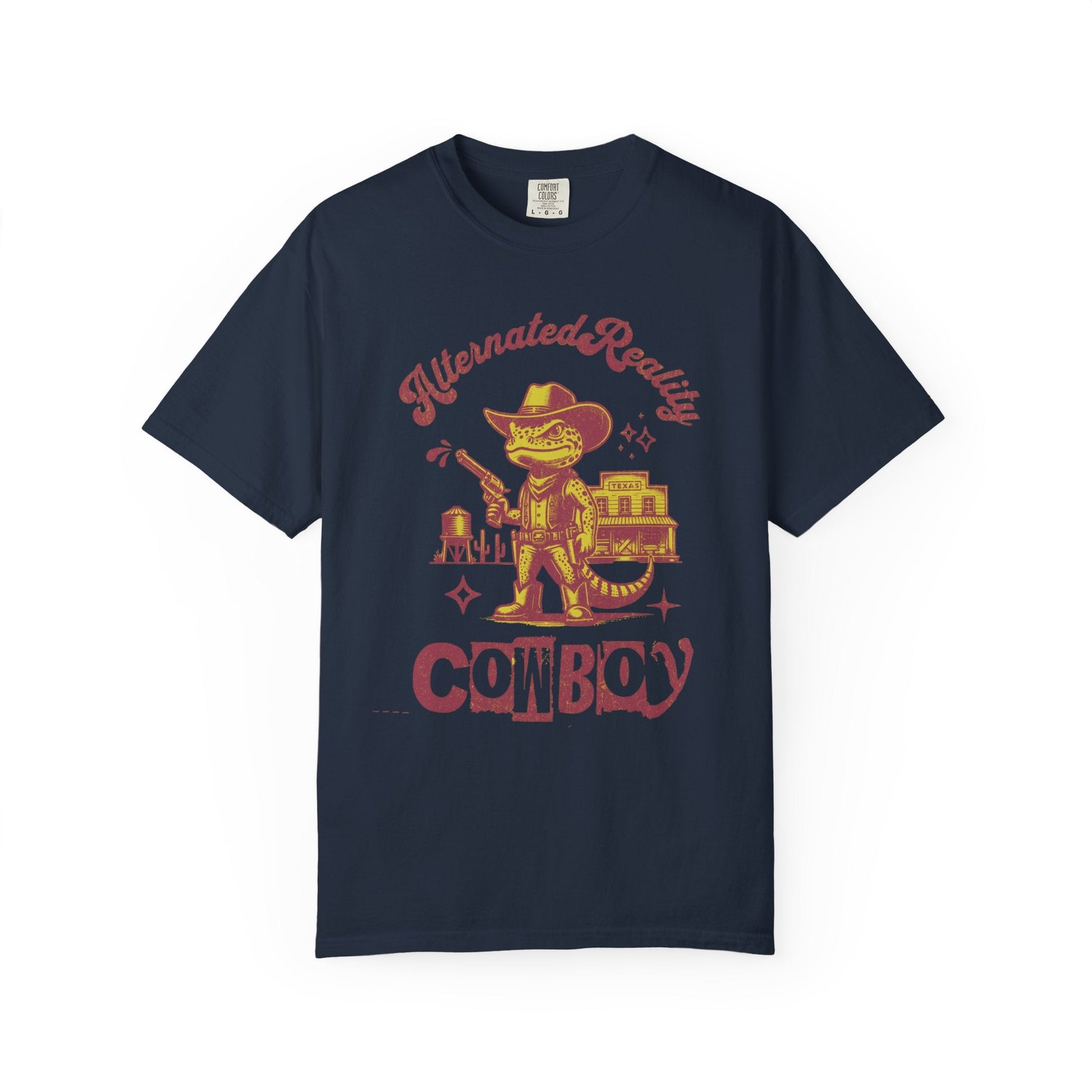 Graphic t-shirt - Alternated Reality frog cowboy contrasted print