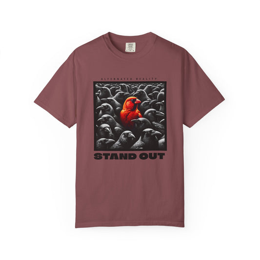 Garment-dyed T-shirt Featuring Stand Out Graphic Design - 100% cotton