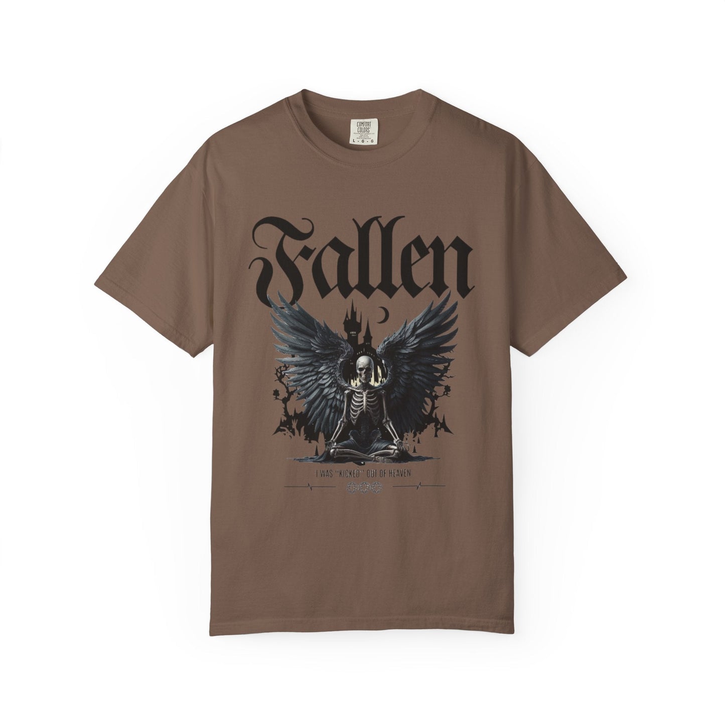 Fallen angel gothic t-shirt - Dark & Mystical Style - Rock attitude