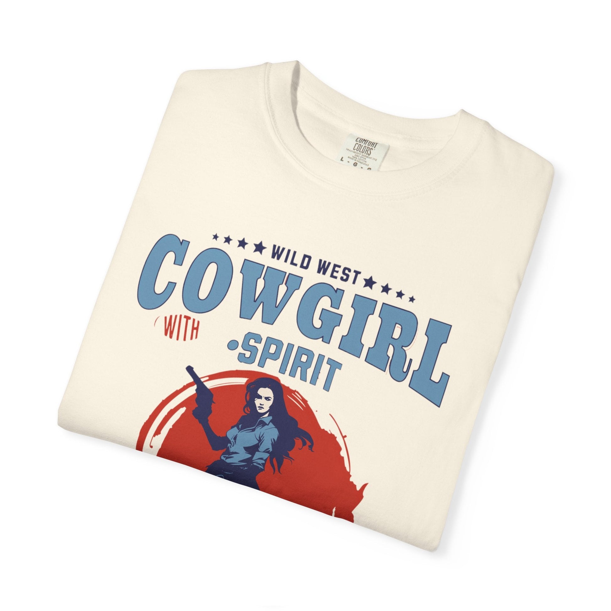 Cowgirl western t-shirt - Vintage wild west & diesel cool punk style