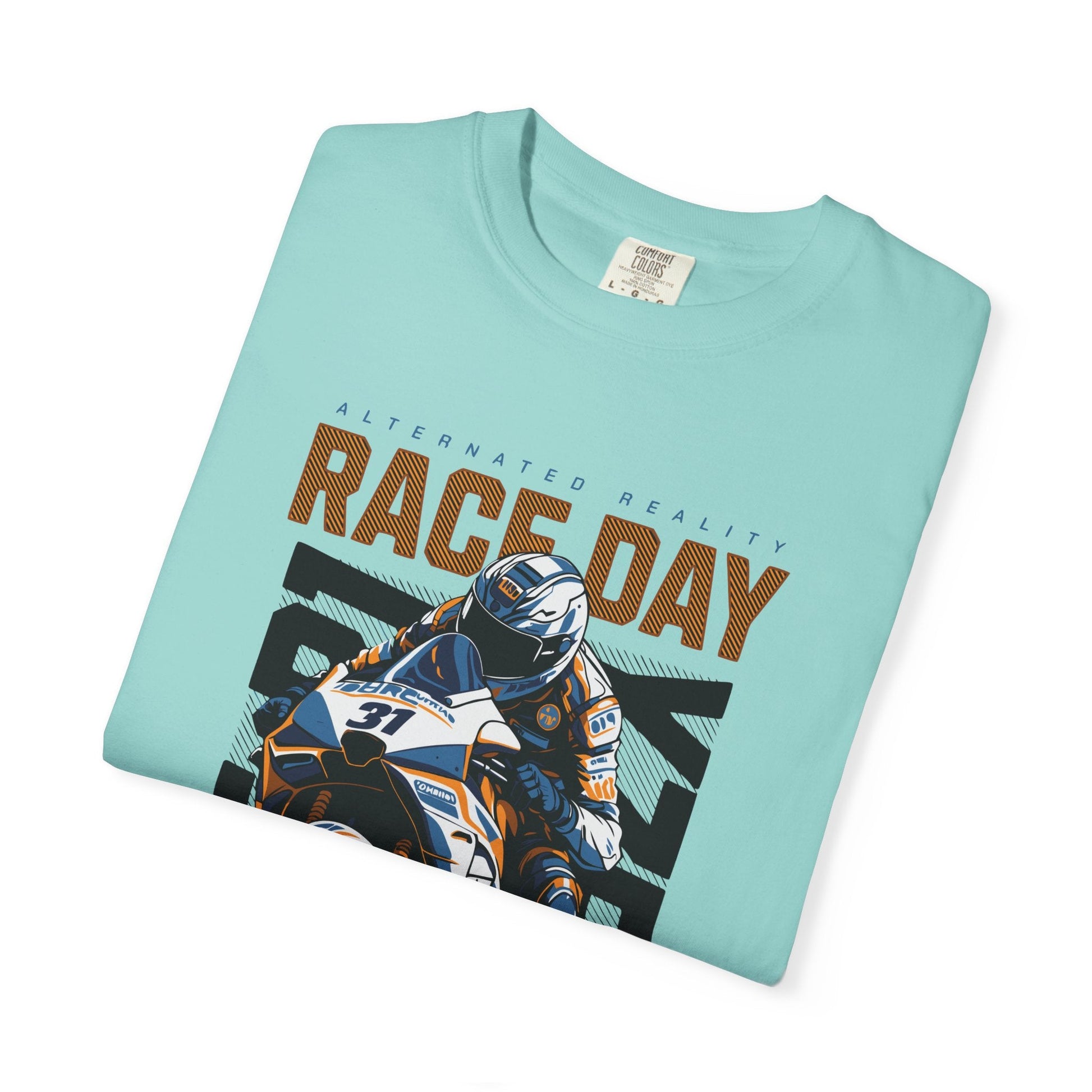 Motorcycle race t-shirt - Graphic design apparel, unisex
