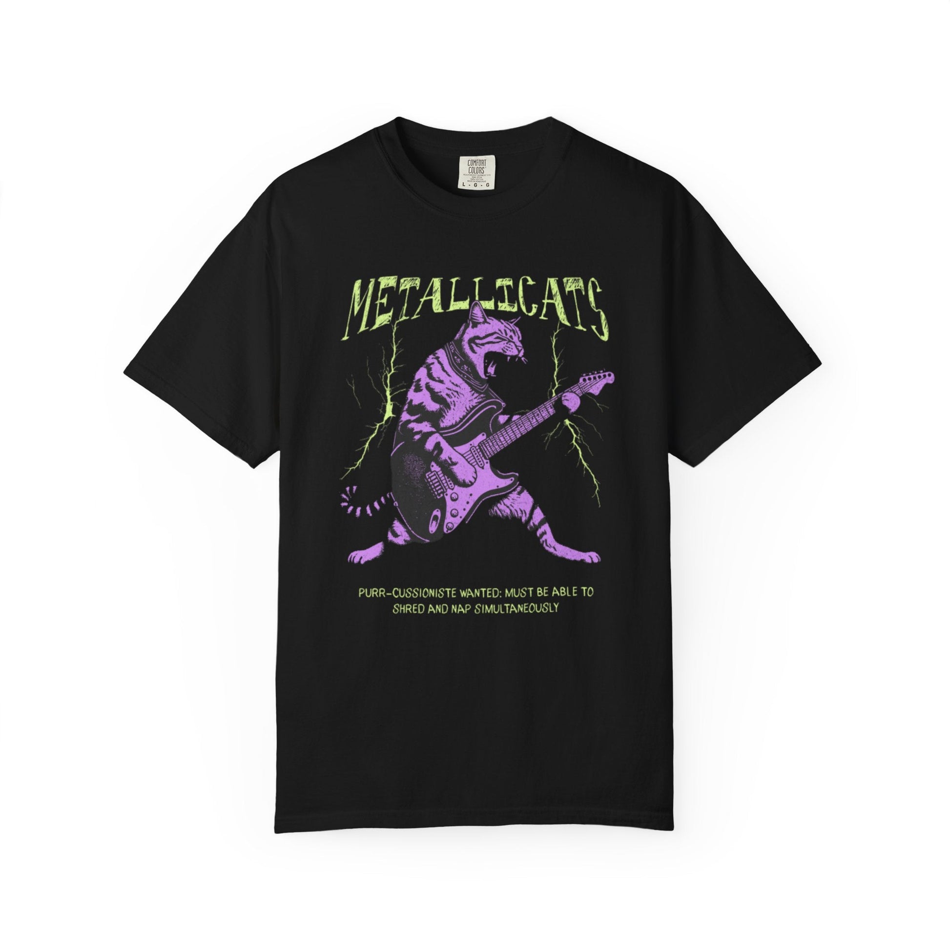 Metallicats  t-shirt vintage music apparel humour