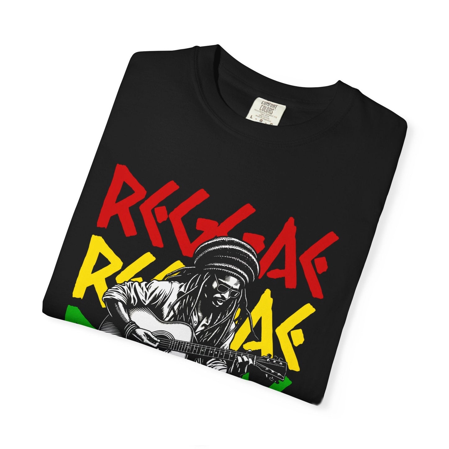 Rasta reggae t-shirt - Vibrant music lover's casual cotton  cool tee 