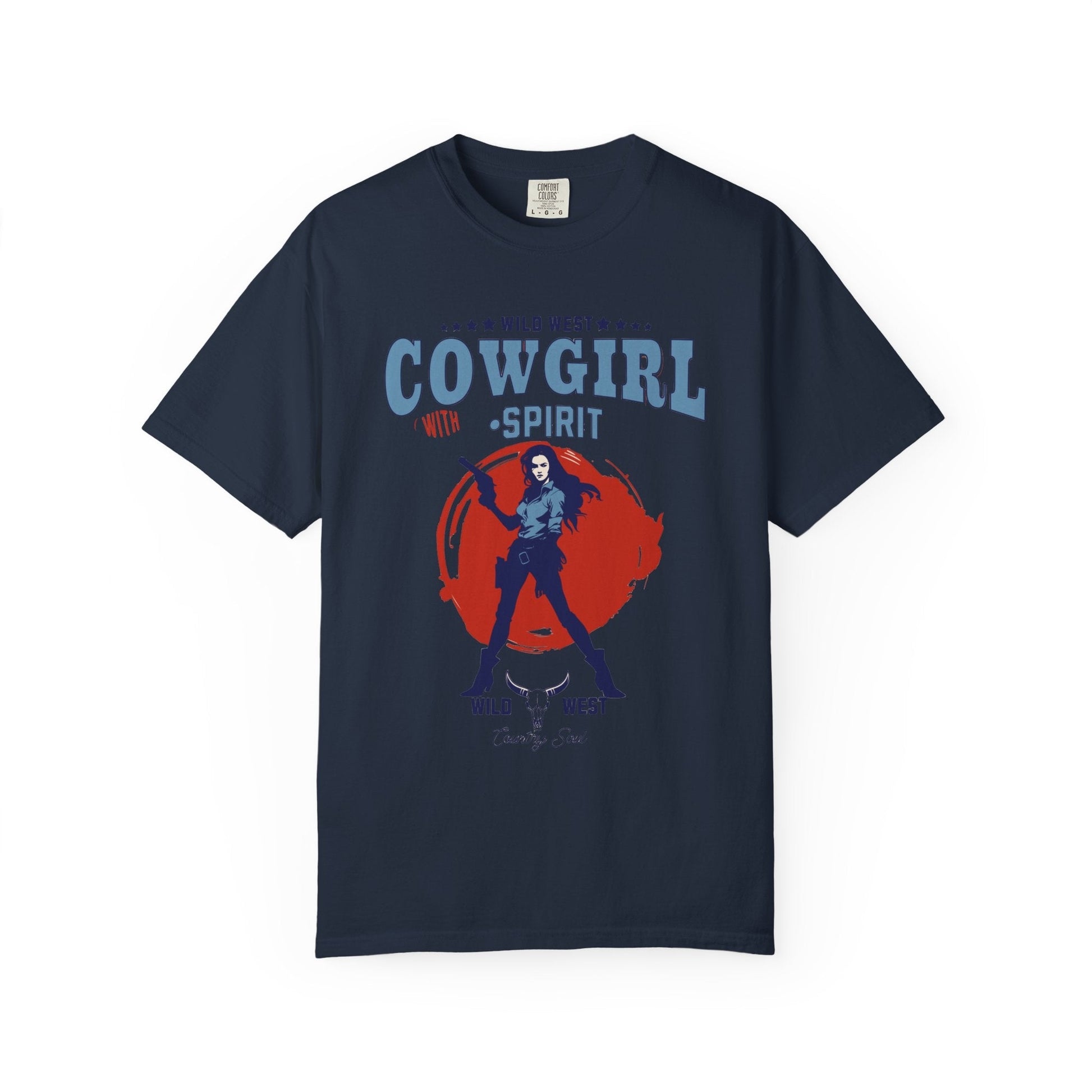 Cowgirl western t-shirt - Vintage wild west & diesel cool punk style