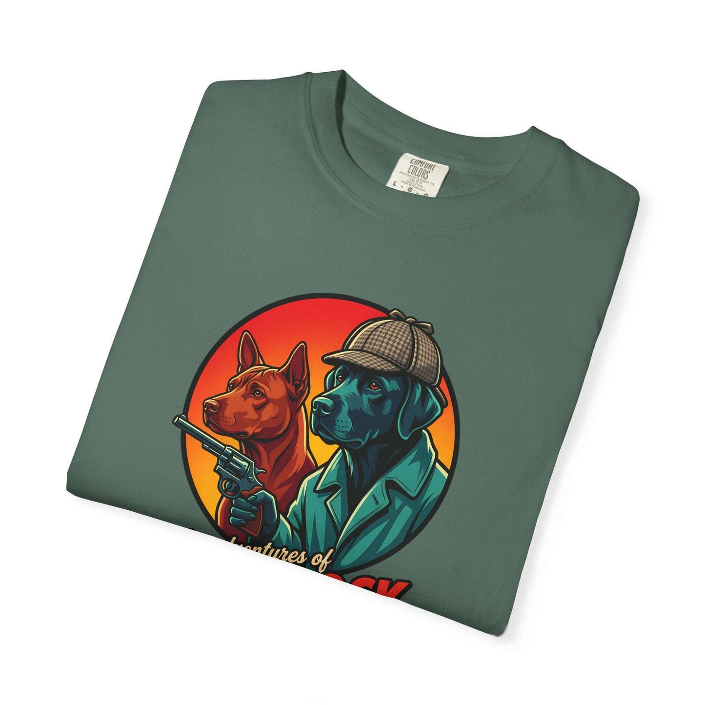 Sherlock Bones adventures Fun T-shirt for Dogs Lovers