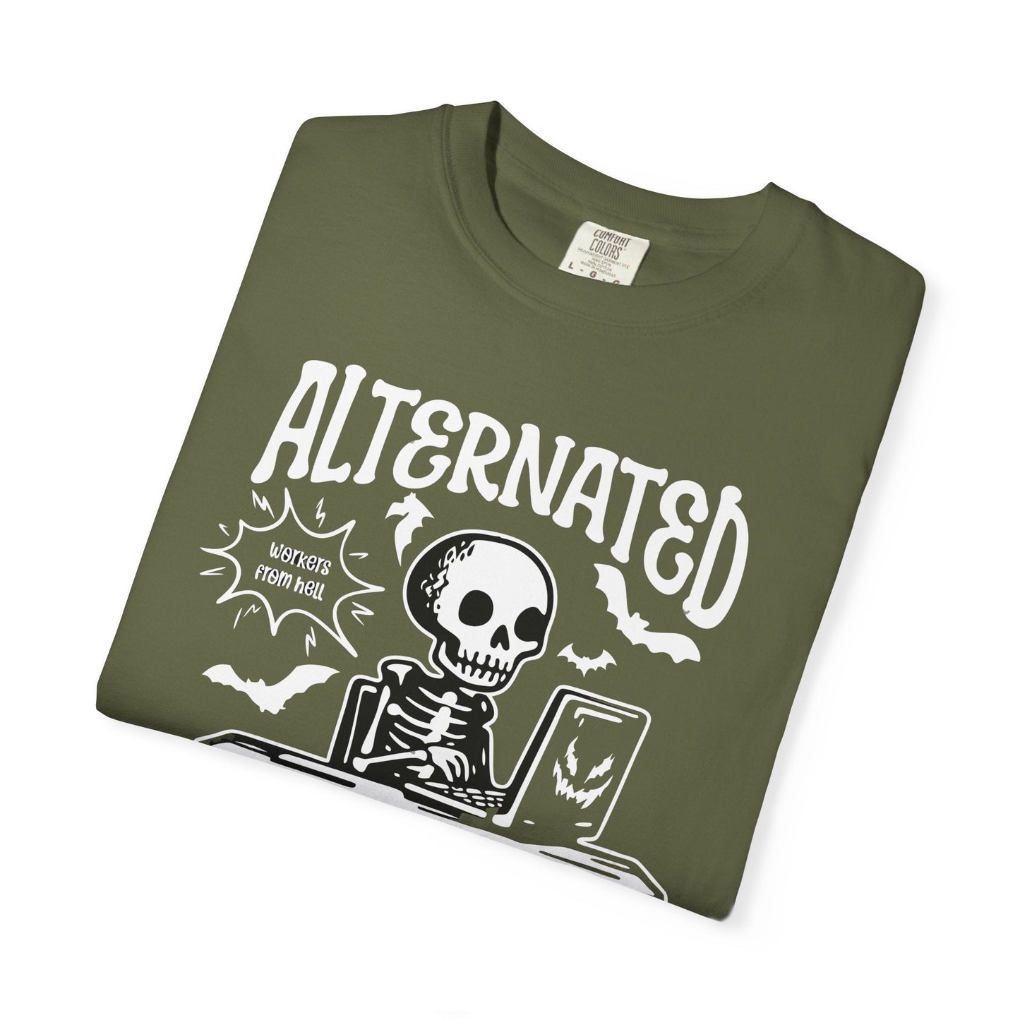 Work skeleton  t-shirt | Fun and quirky design