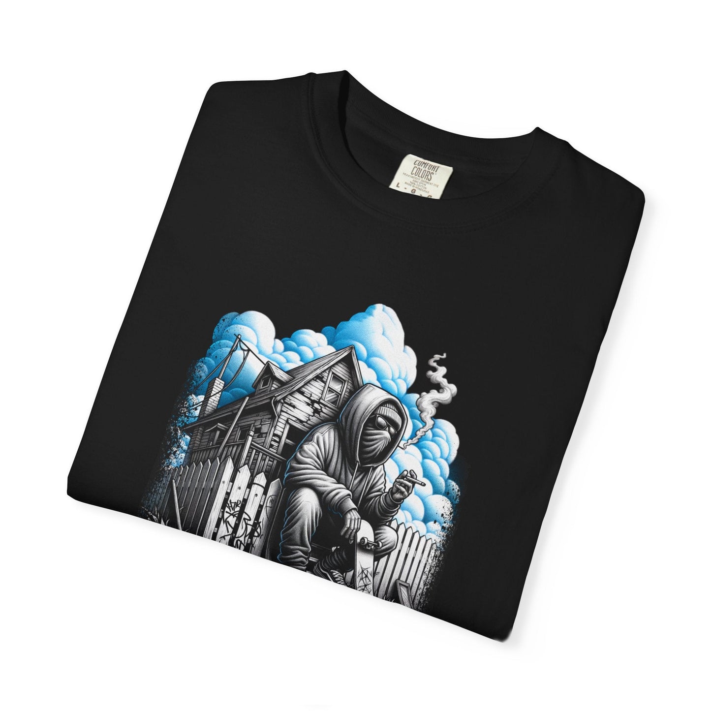 Street life T-shirt - Hooded graphic design for unique style