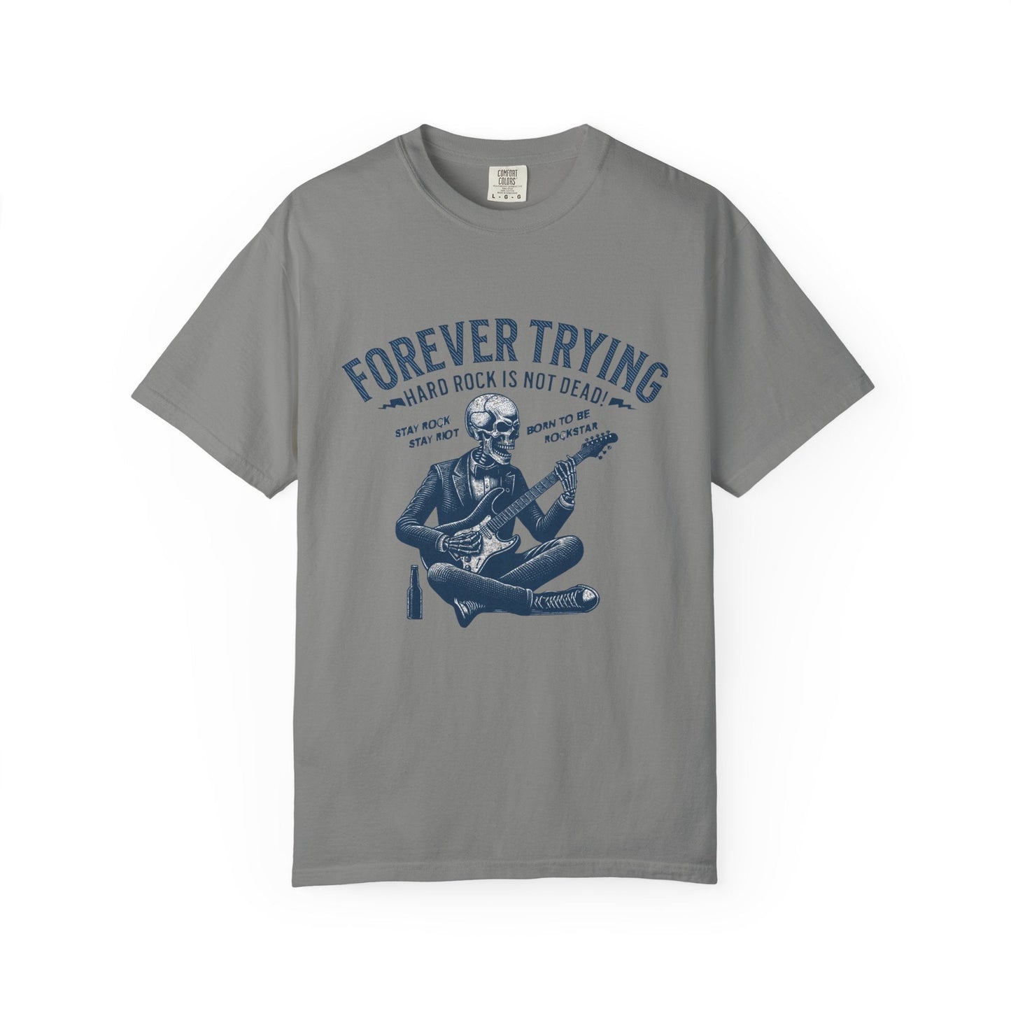 Rose rocker guitarist: stylish t-shirt for rockers
