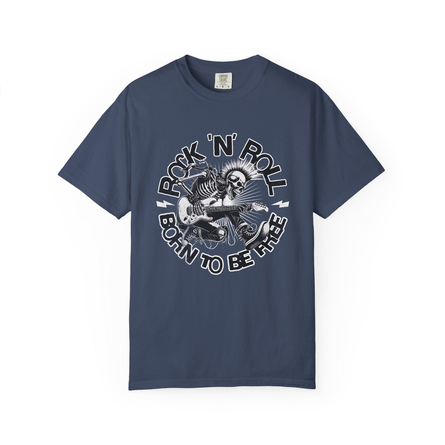 Rock n' roll cool skeleton guitar unisex T-shirt - edgy style