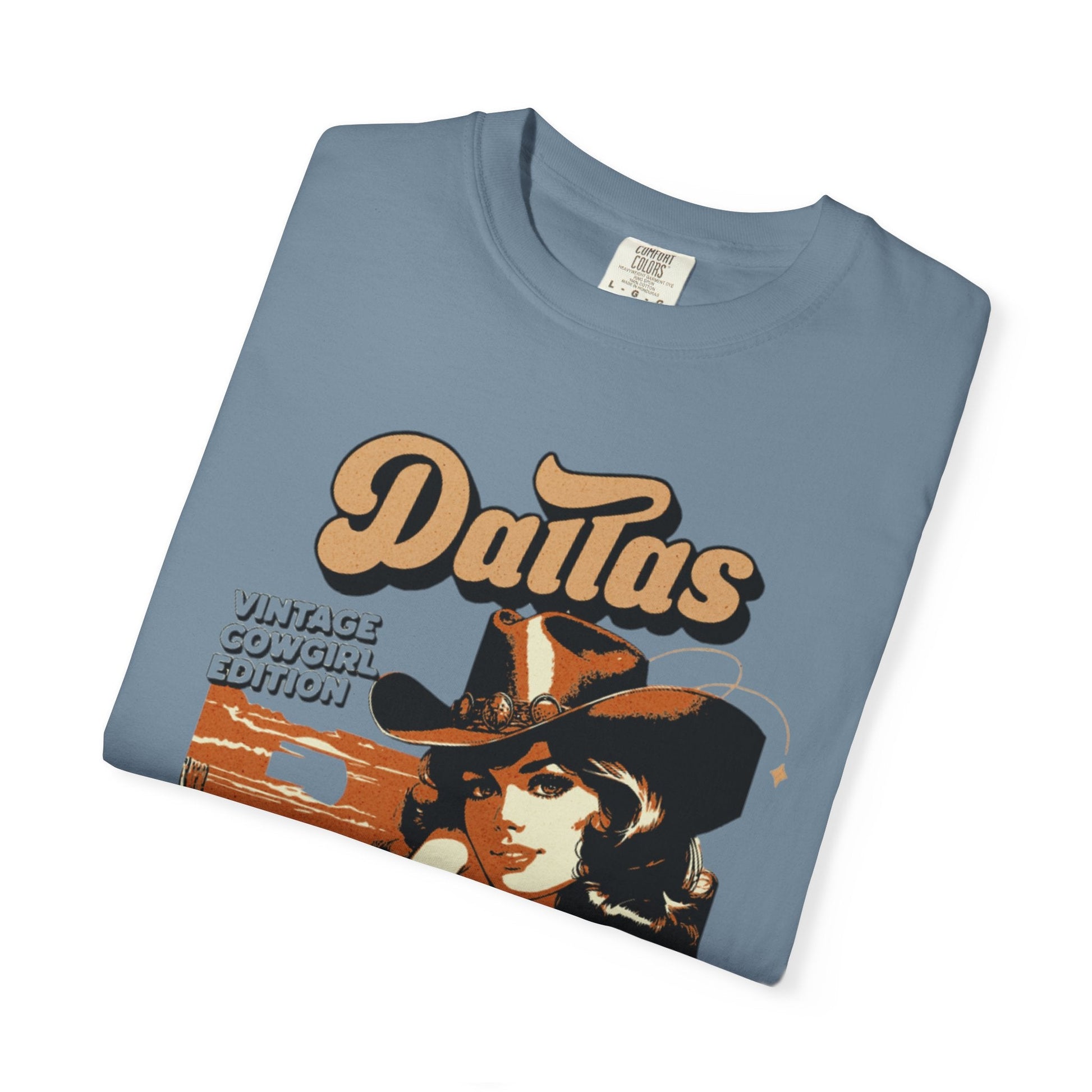Western retro Dallas my heart t-shirt for vintage lovers