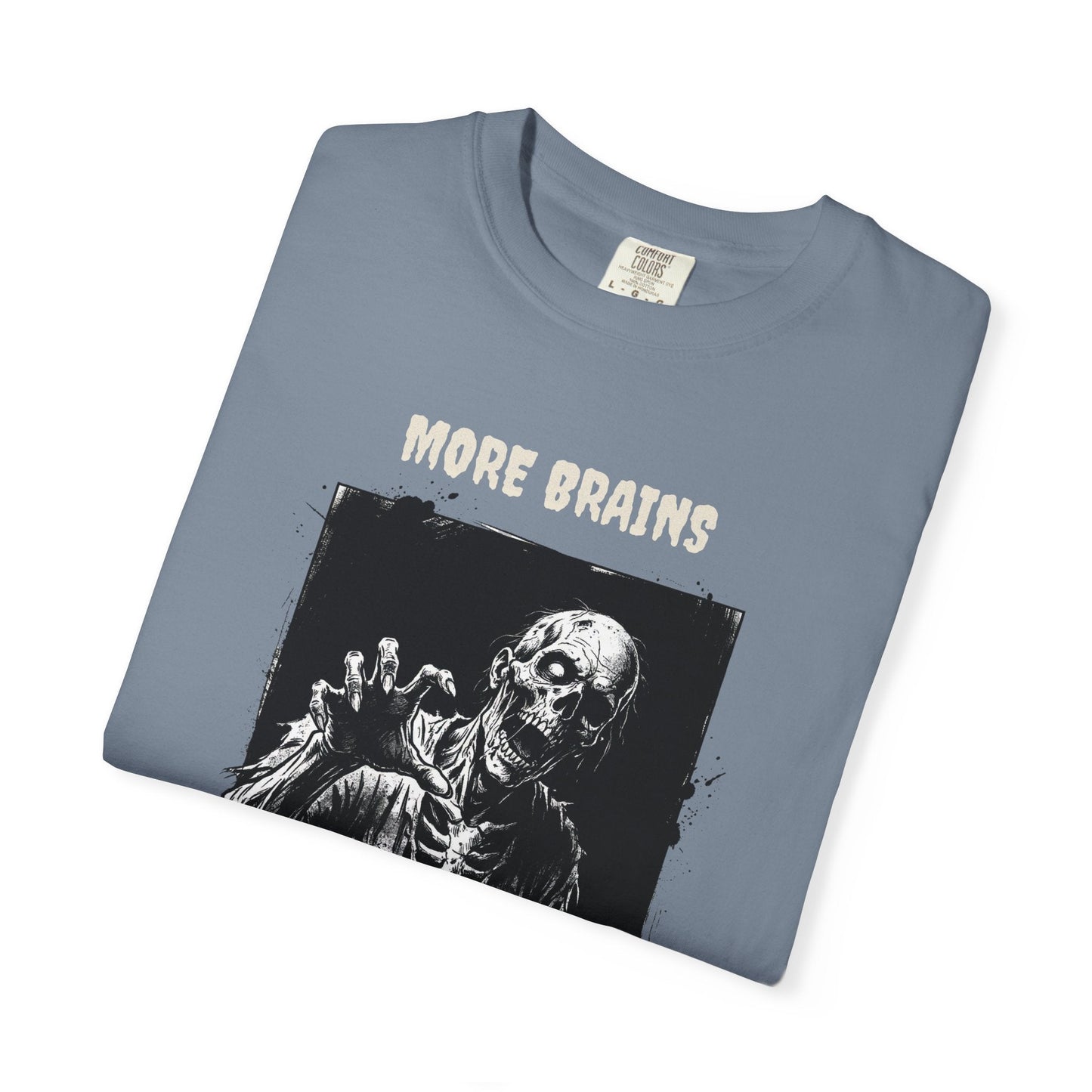 More Brains Zombie Skull T-Shirt 
