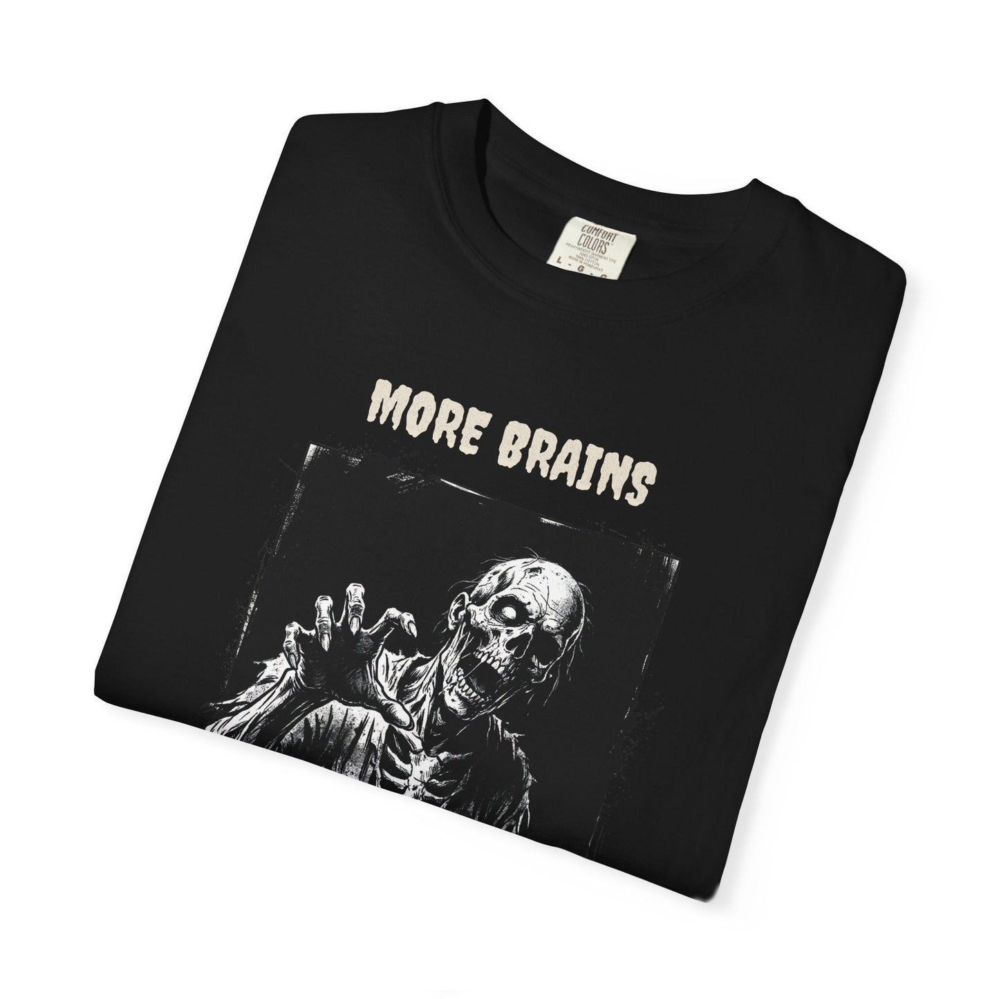 More Brains Zombie Skull T-Shirt 