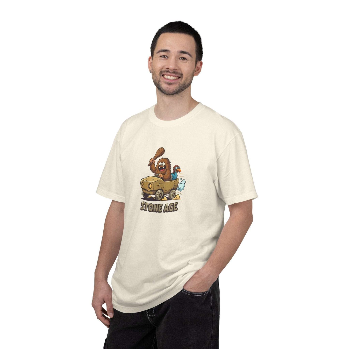 Stone age T-shirt - Soft Garment-Dyed Comfort 