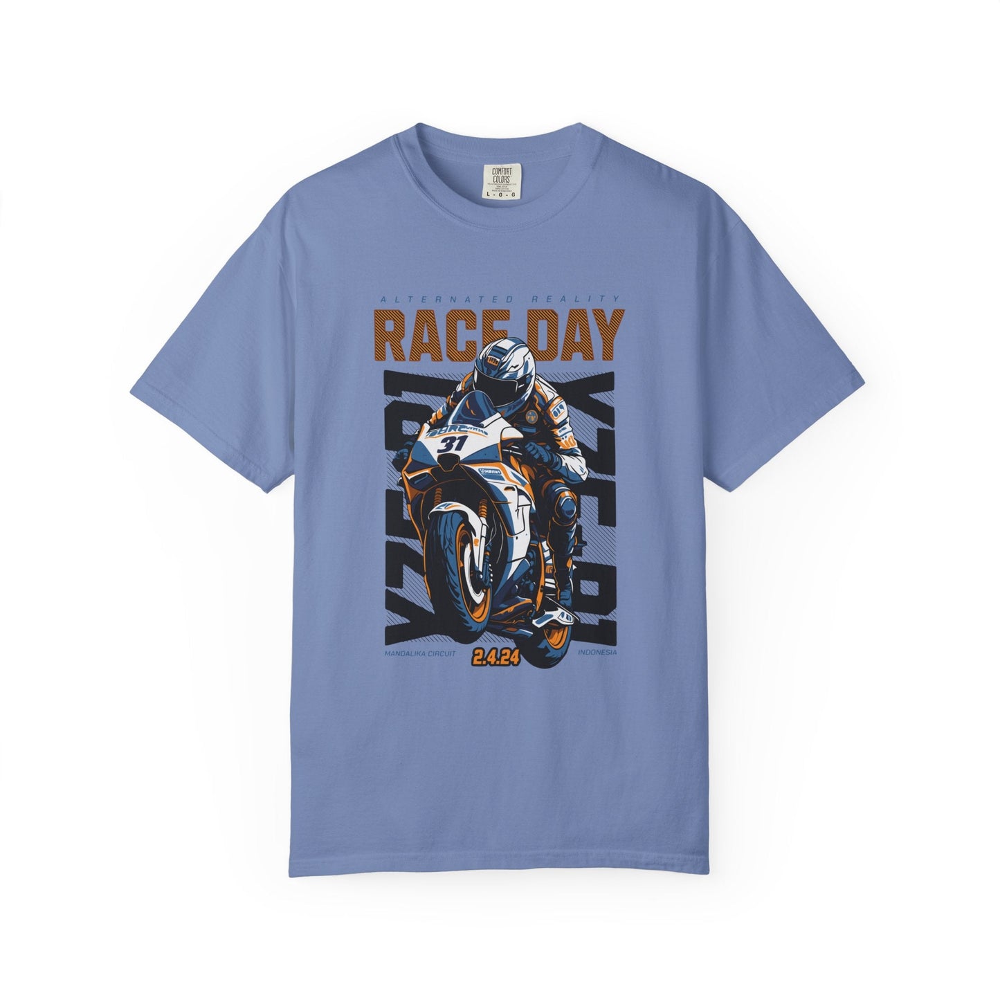 Motorcycle race t-shirt - Graphic design apparel, unisex