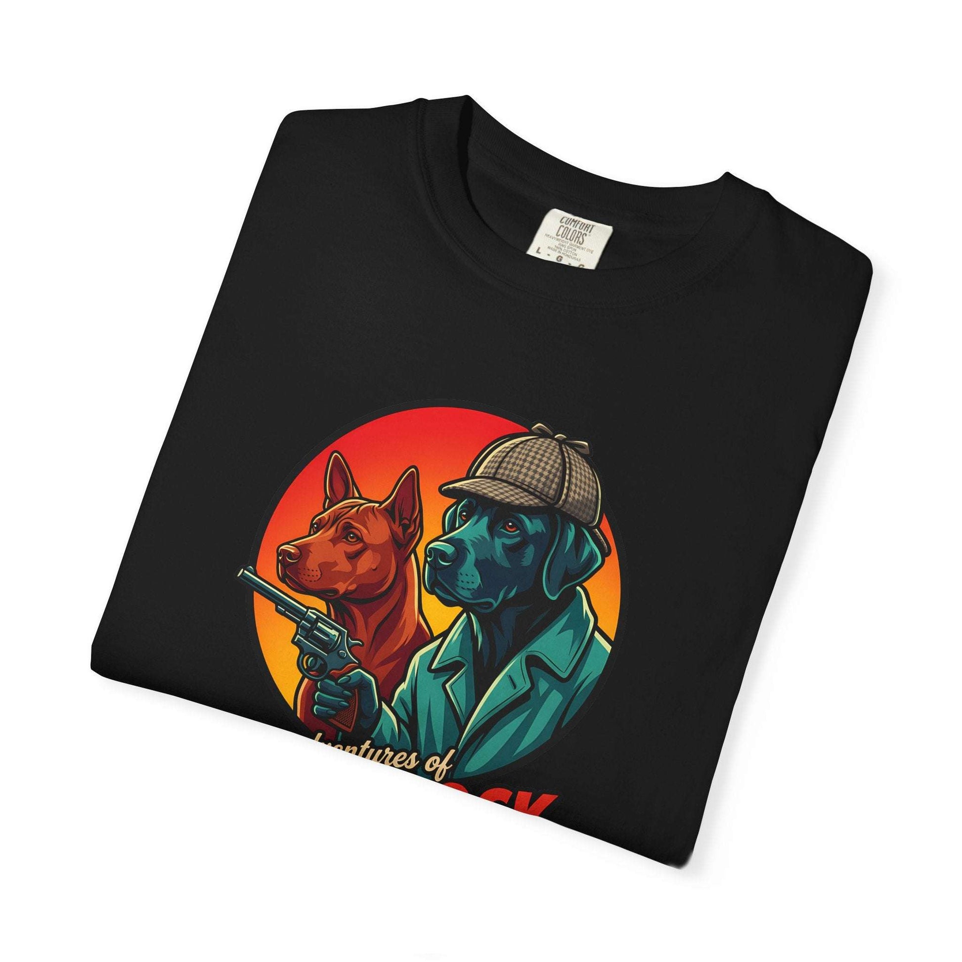 Sherlock Bones adventures Fun T-shirt for Dogs Lovers