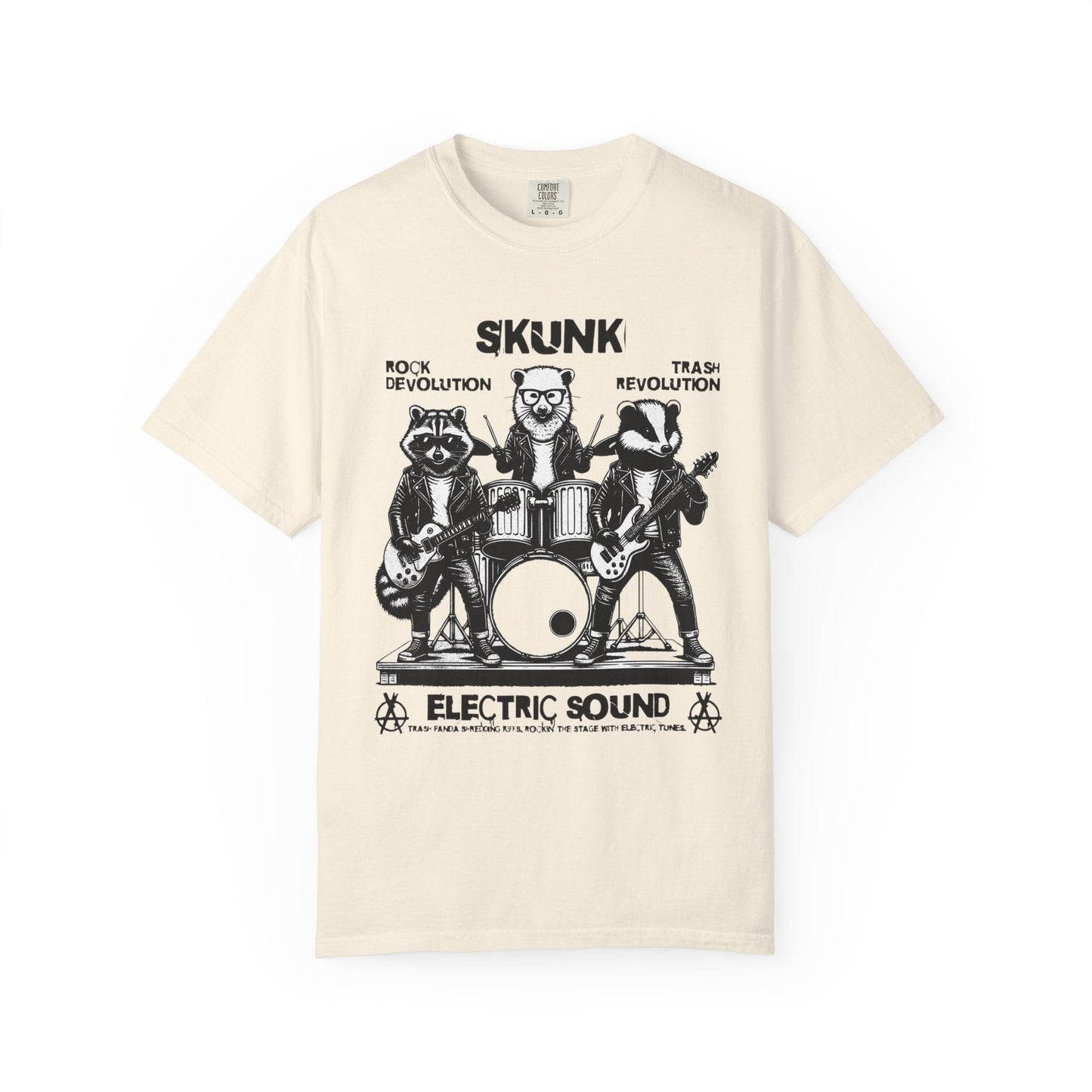 Vintage Skunk band t-shirt for rock music and cartoon fans