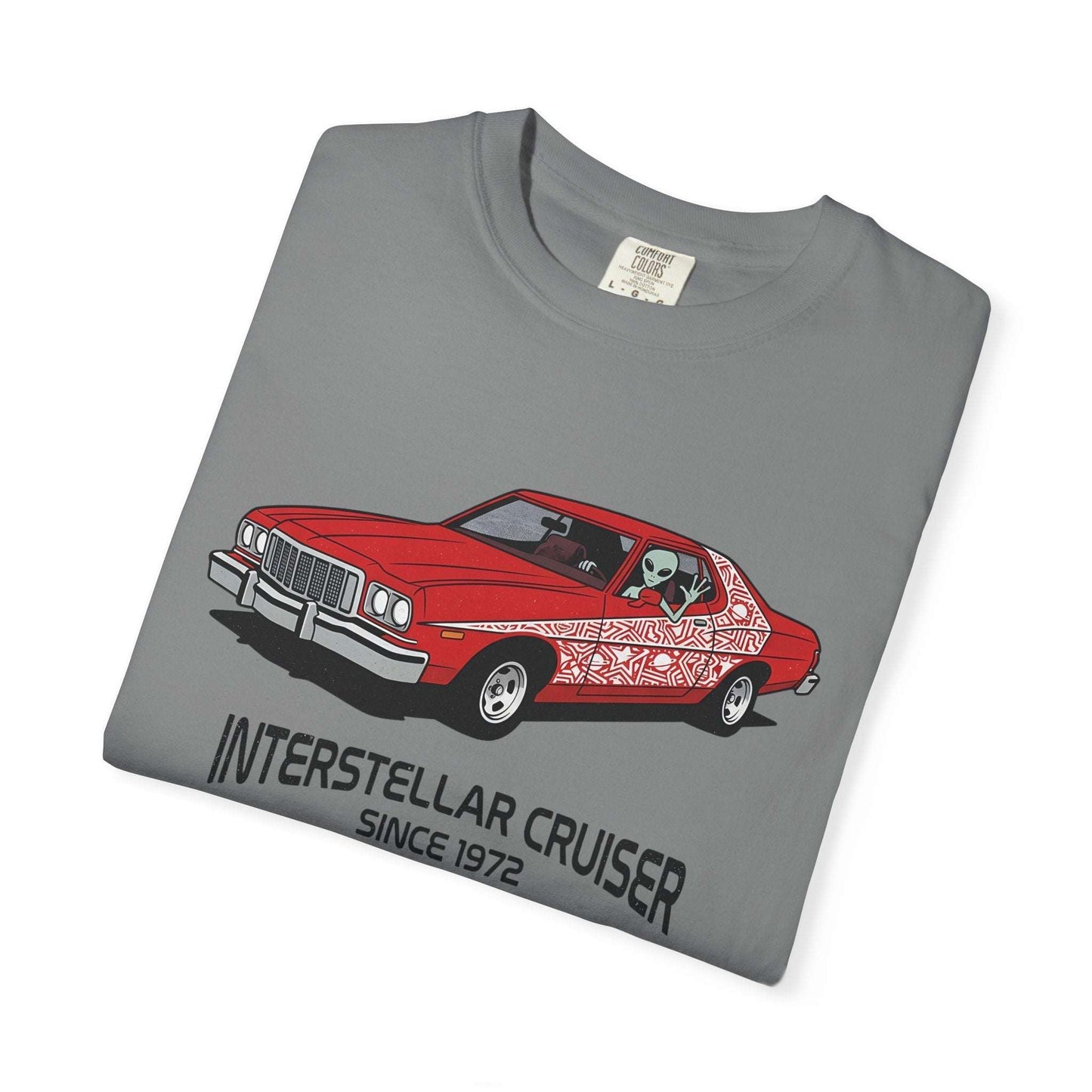 Alien Retro Car Unisex T-shirt